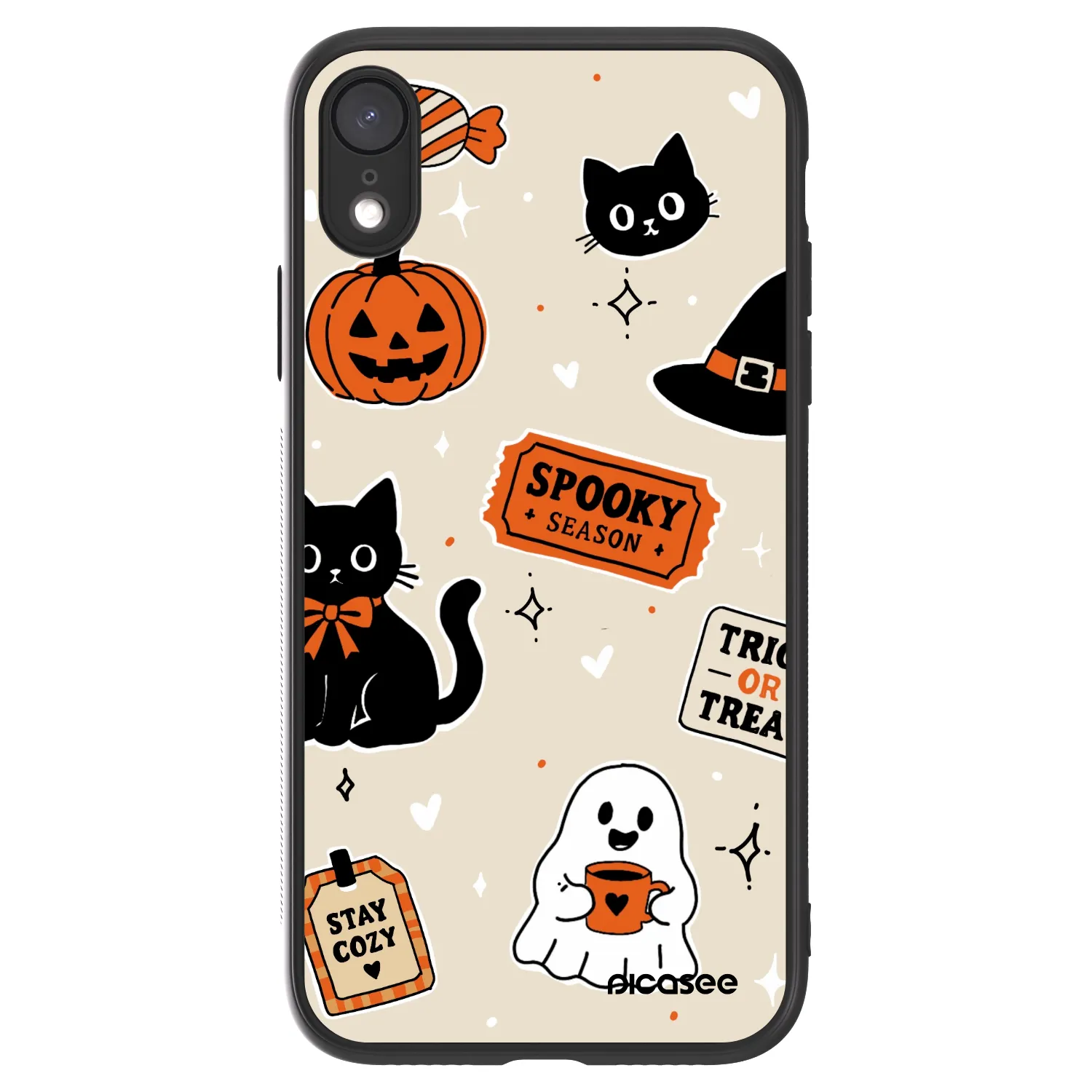 Picasee ULTIMATE CASE pro Apple iPhone XR - Halloween stickers