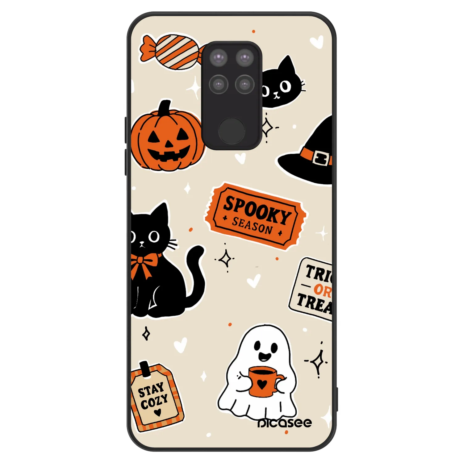 Picasee ULTIMATE CASE pro Xiaomi Redmi Note 9 - Halloween stickers