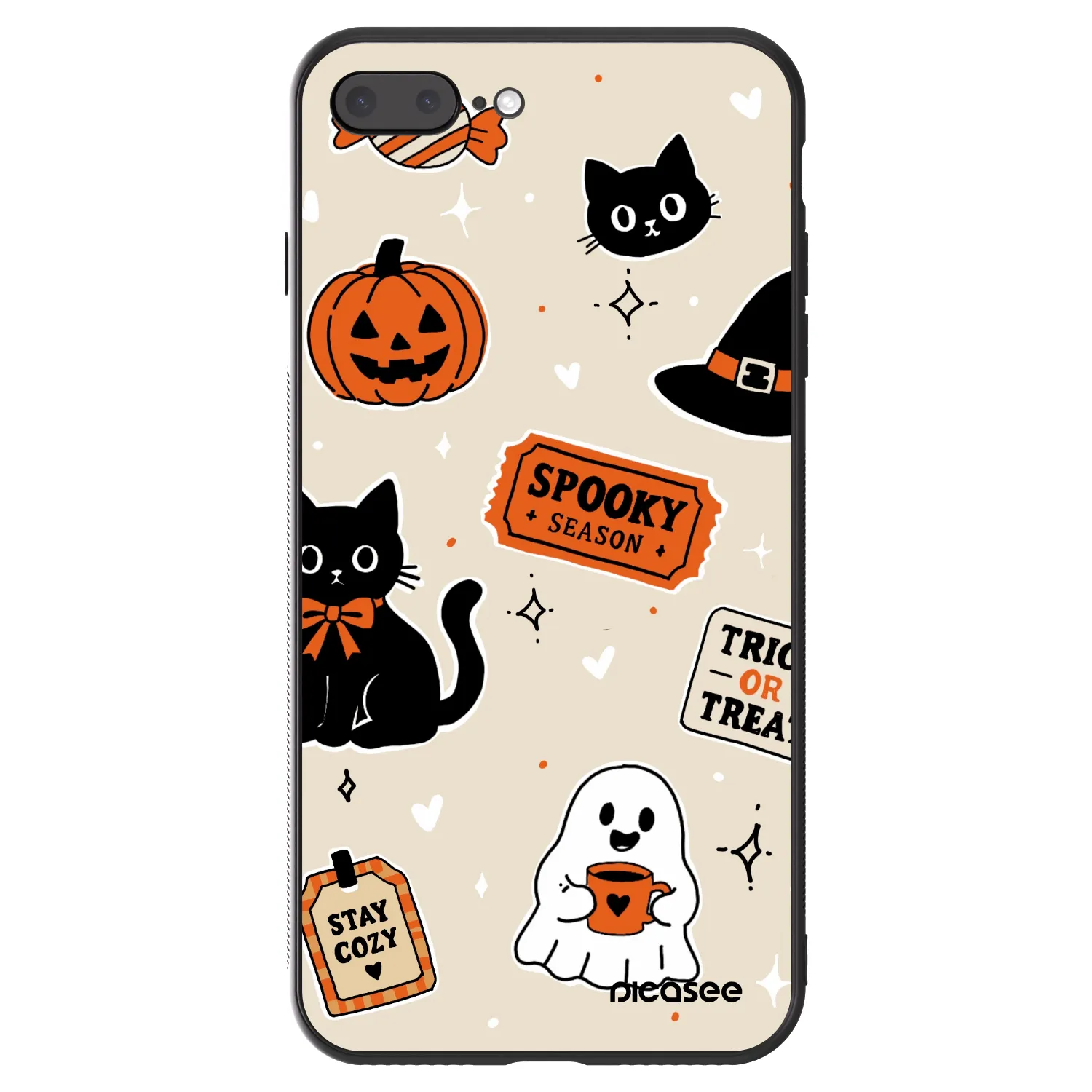 Picasee ULTIMATE CASE pro Apple iPhone 7 Plus - Halloween stickers