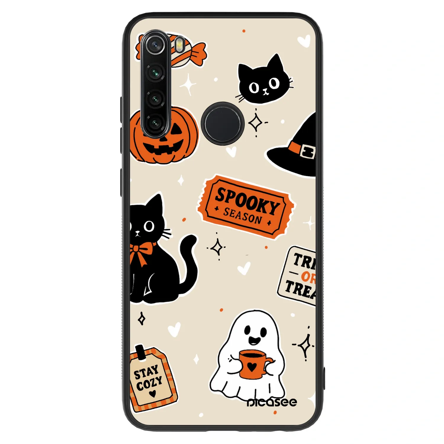 Picasee ULTIMATE CASE pro Xiaomi Redmi Note 8 - Halloween stickers