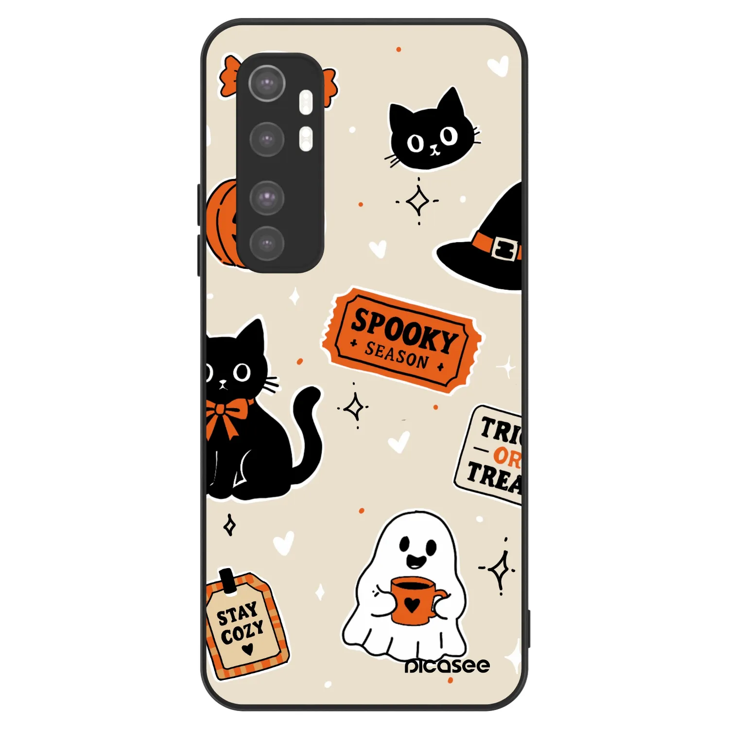 Picasee ULTIMATE CASE pro Xiaomi Mi Note 10 Lite - Halloween stickers