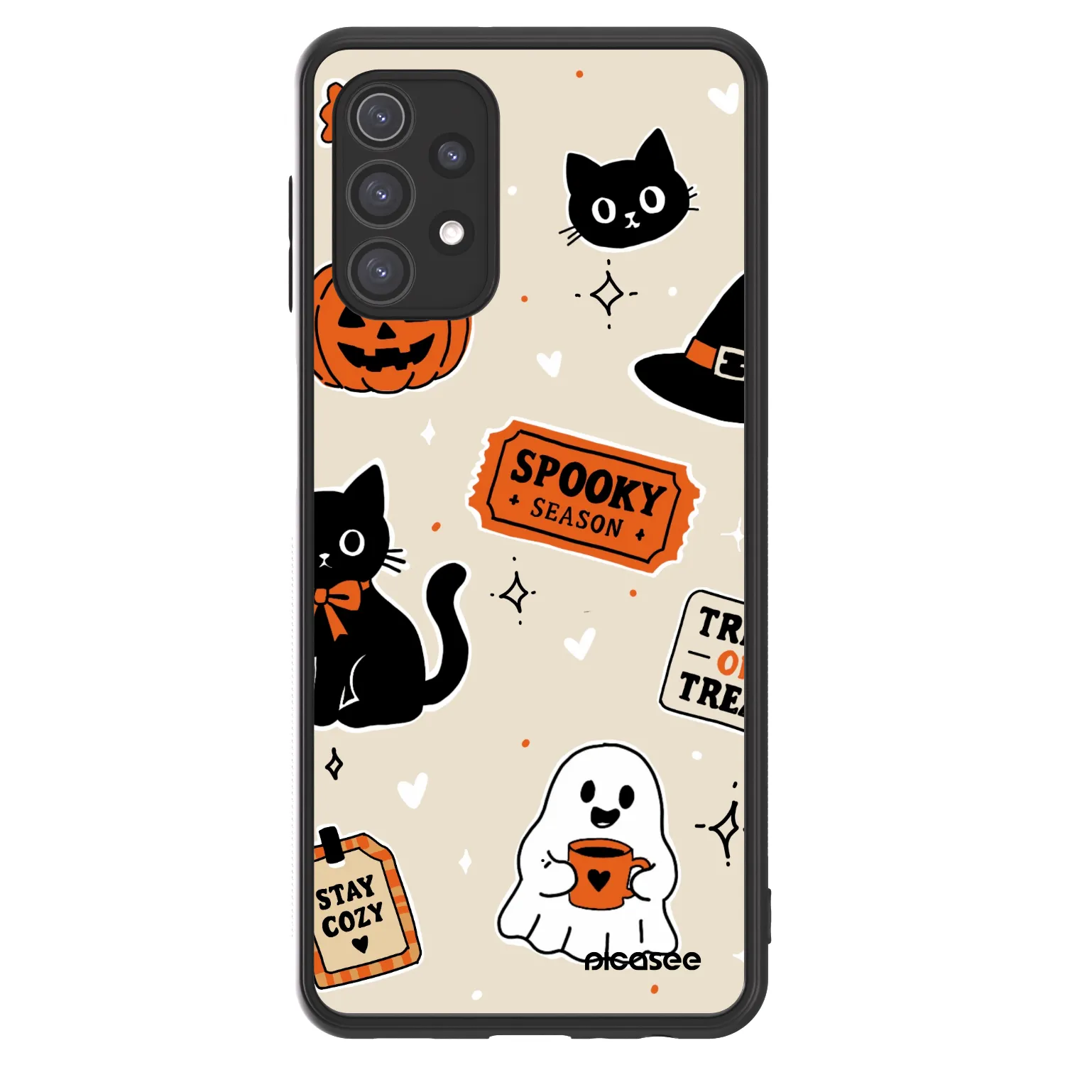 Picasee ULTIMATE CASE pro Samsung Galaxy A32 5G A326B - Halloween stickers