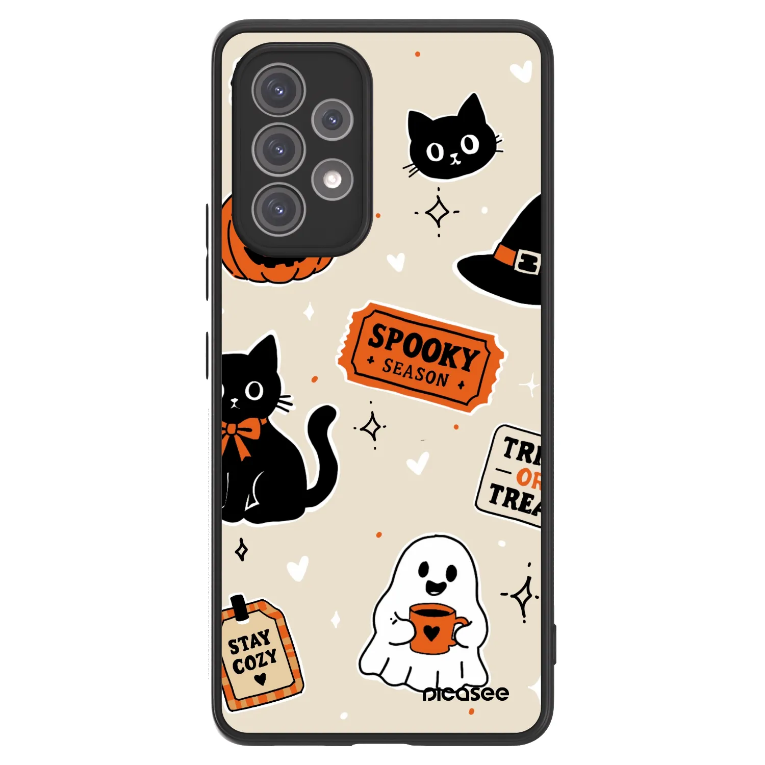 Picasee ULTIMATE CASE pro Samsung Galaxy A52s 5G A528B - Halloween stickers