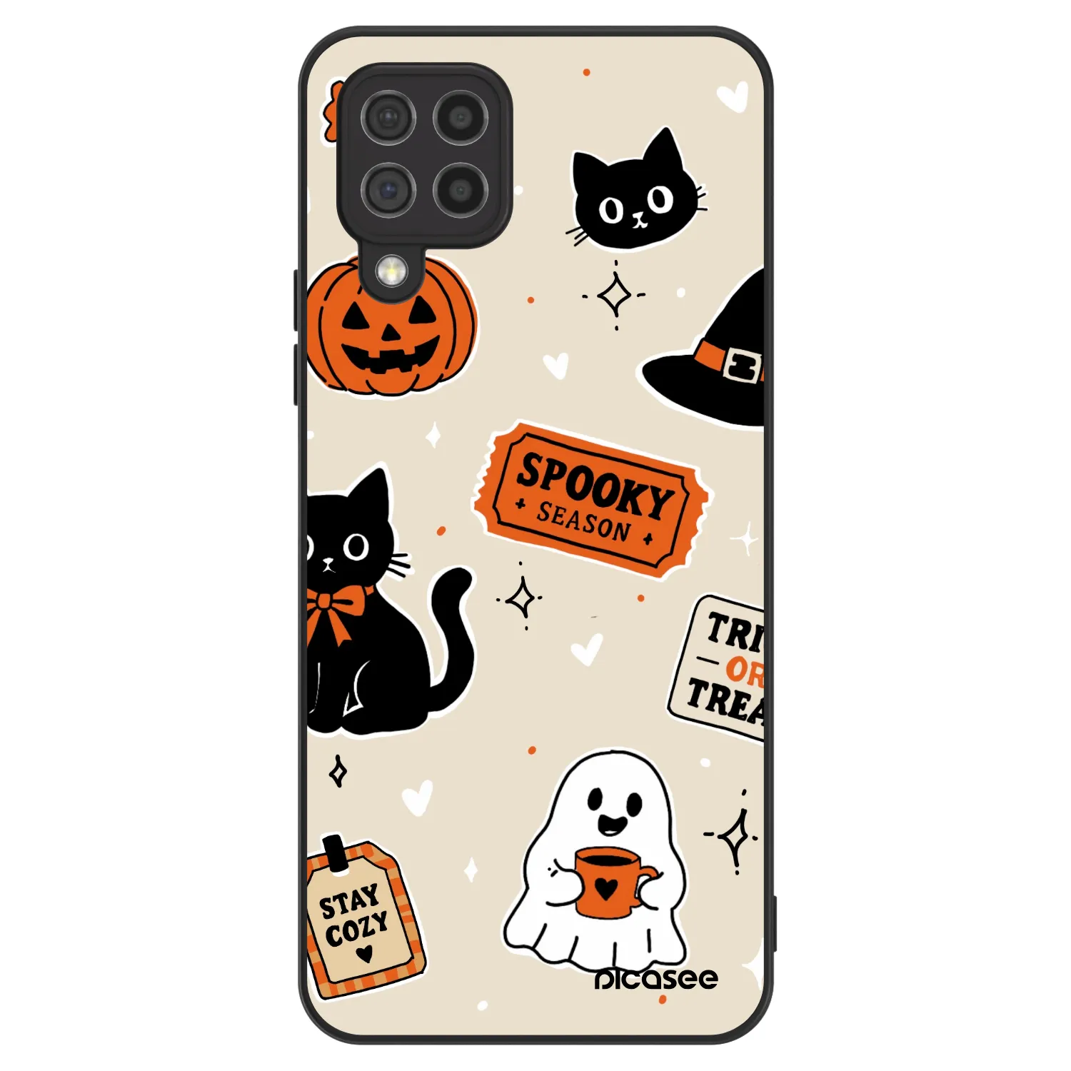 Picasee ULTIMATE CASE pro Samsung Galaxy A22 A225F 4G - Halloween stickers