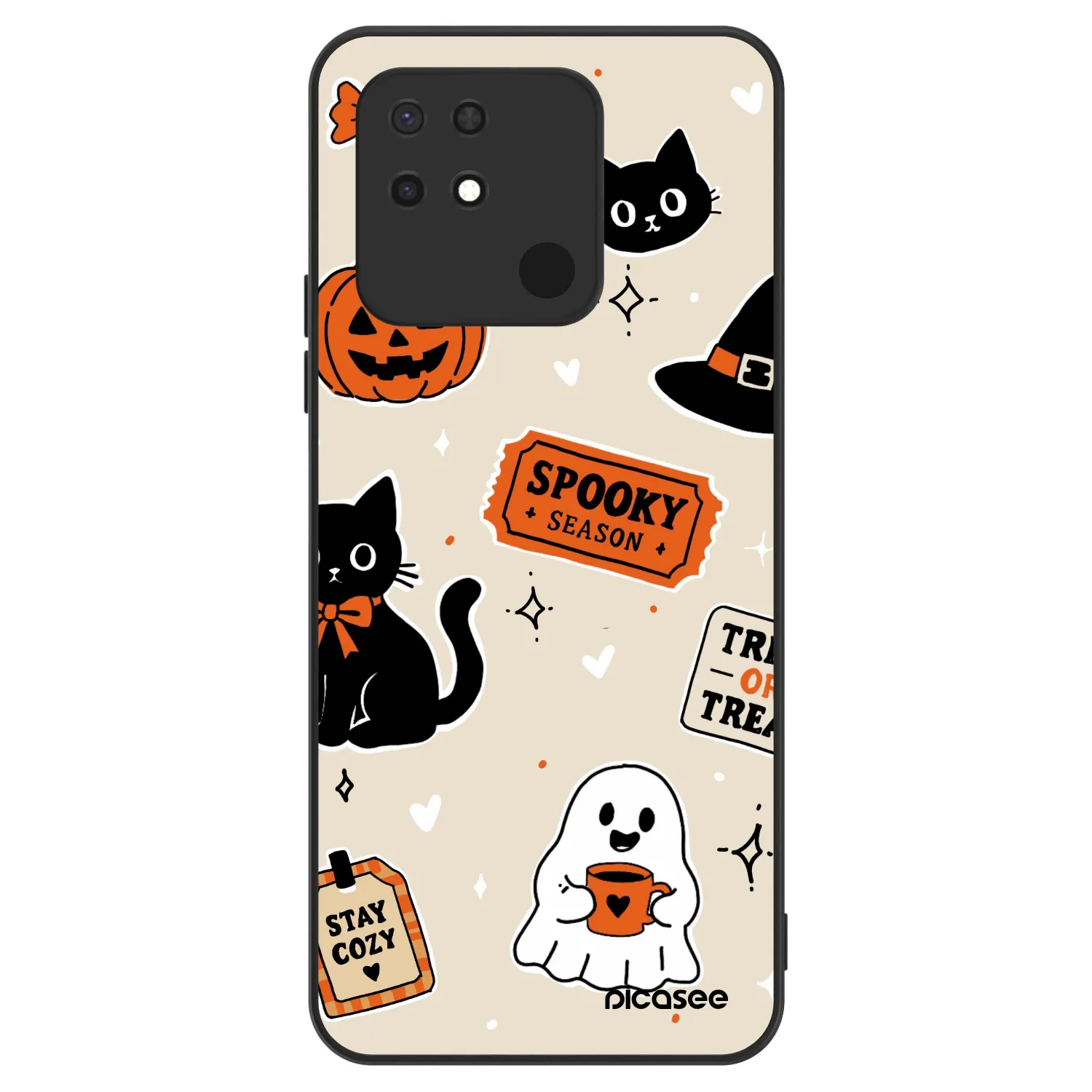 Picasee ULTIMATE CASE pro Xiaomi Redmi 10C - Halloween stickers