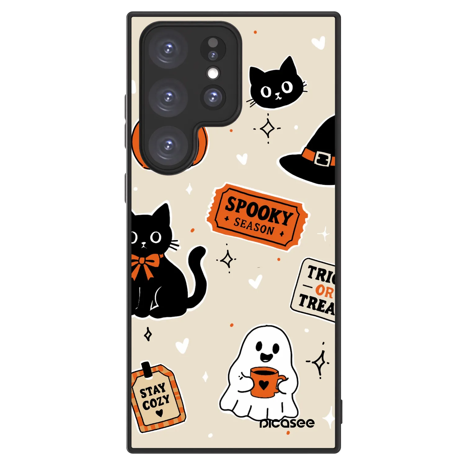 Picasee ULTIMATE CASE pro Samsung Galaxy S23 Ultra 5G - Halloween stickers