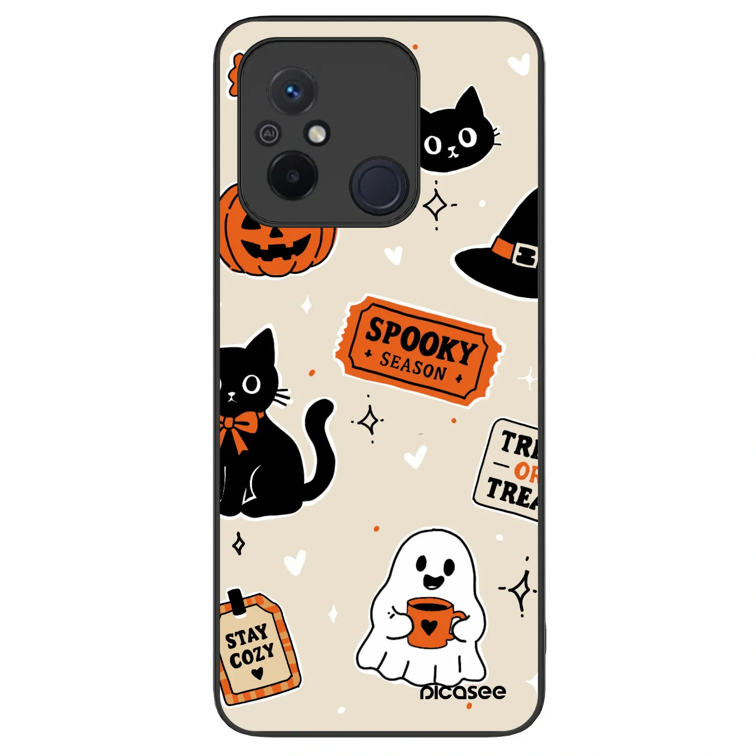 Picasee ULTIMATE CASE pro Xiaomi Redmi 12C - Halloween stickers
