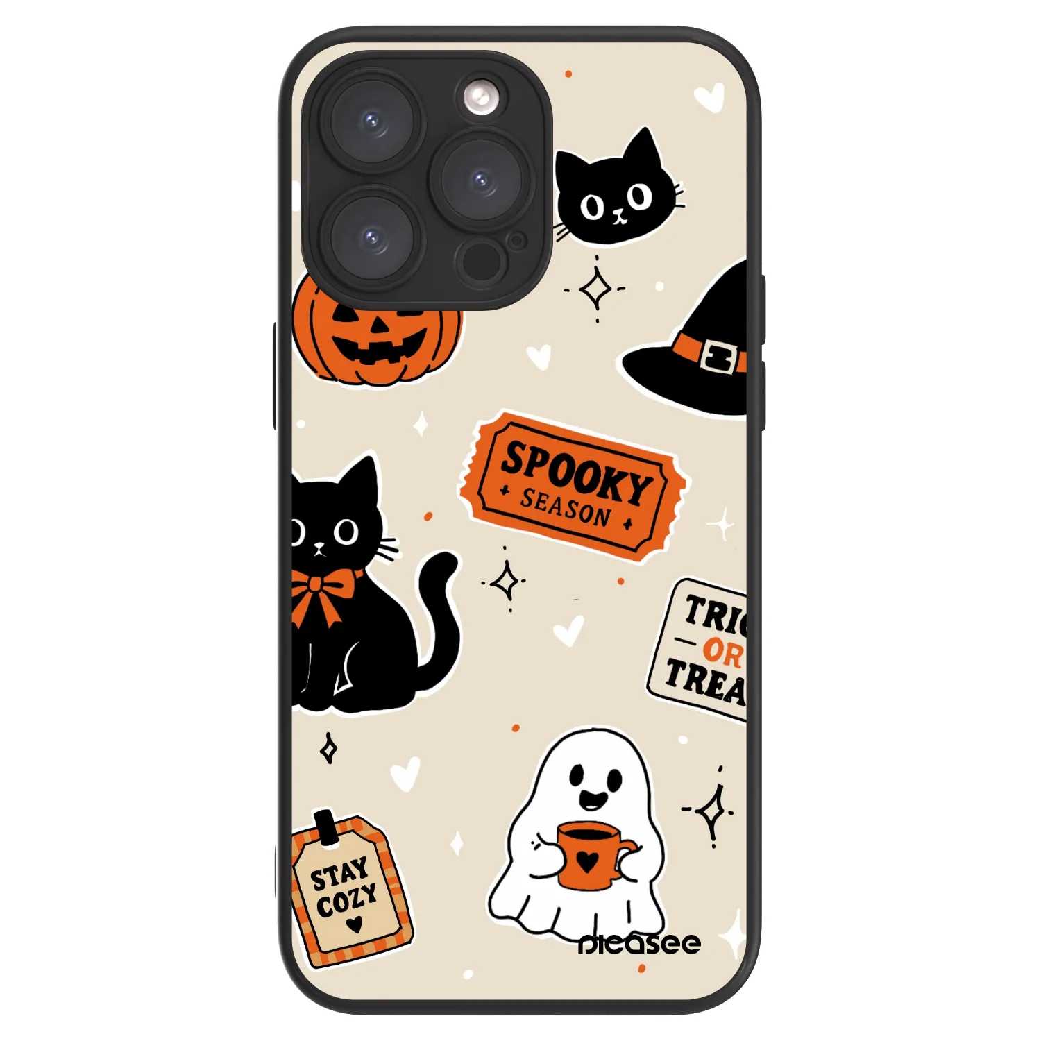 Picasee ULTIMATE CASE pro Apple iPhone 15 Pro Max - Halloween stickers