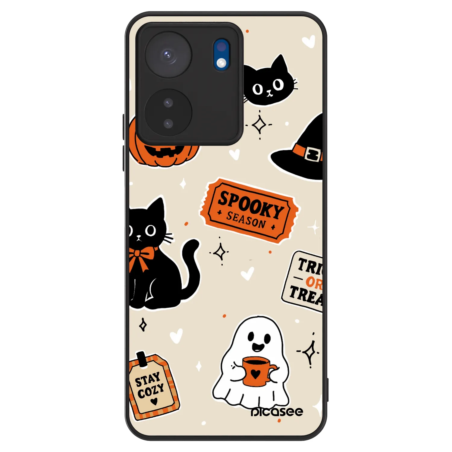 Picasee ULTIMATE CASE pro Xiaomi Redmi 13C 4G - Halloween stickers