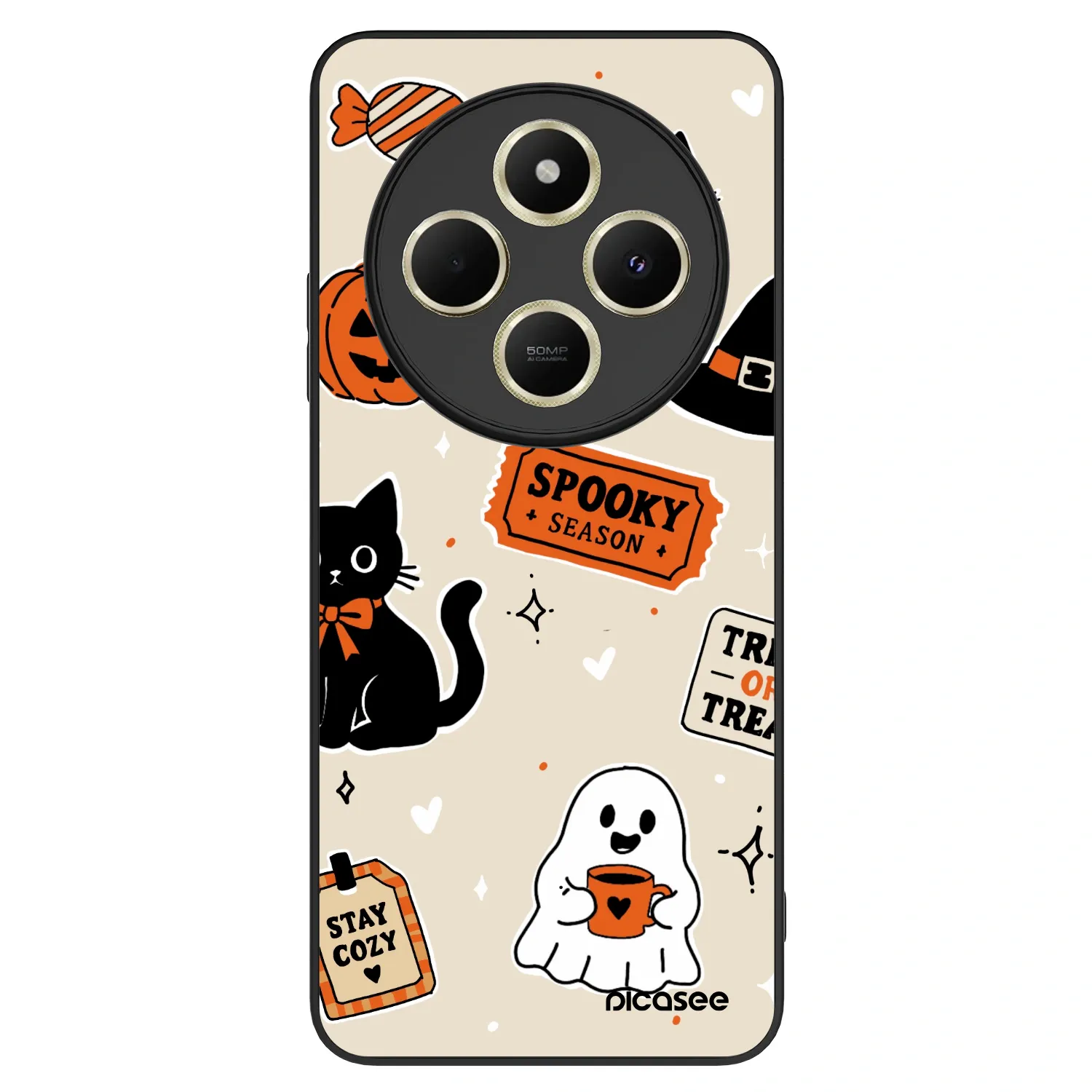 Picasee ULTIMATE CASE pro Xiaomi Redmi 14C - Halloween stickers