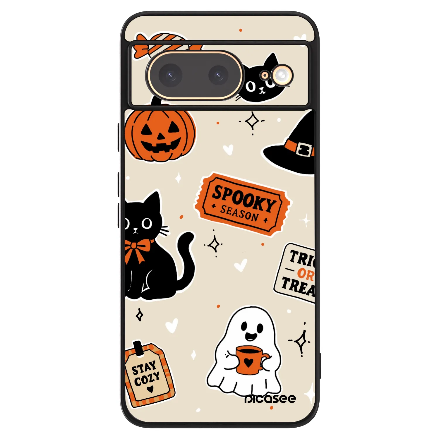 Picasee ULTIMATE CASE pro Google Pixel 8 - Halloween stickers