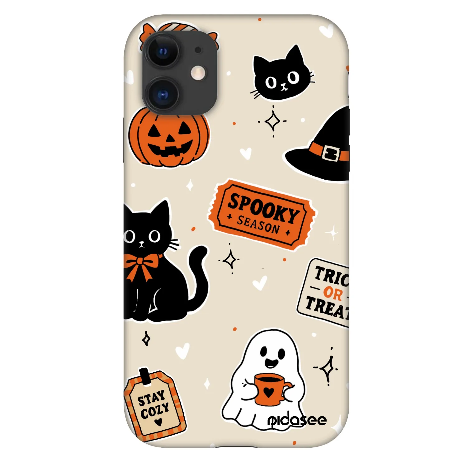 Picasee Fashion Case pro Apple iPhone 11 - Halloween stickers