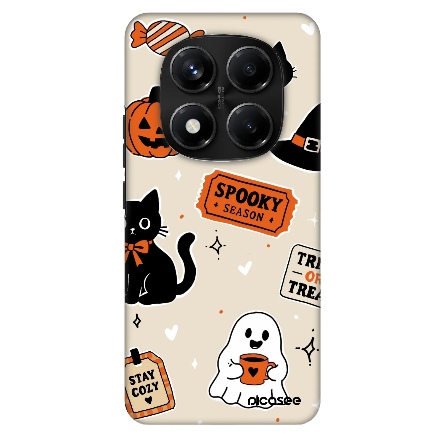 Picasee Fashion Case pro Xiaomi Redmi Note 14 Pro+ 5G - Halloween stickers