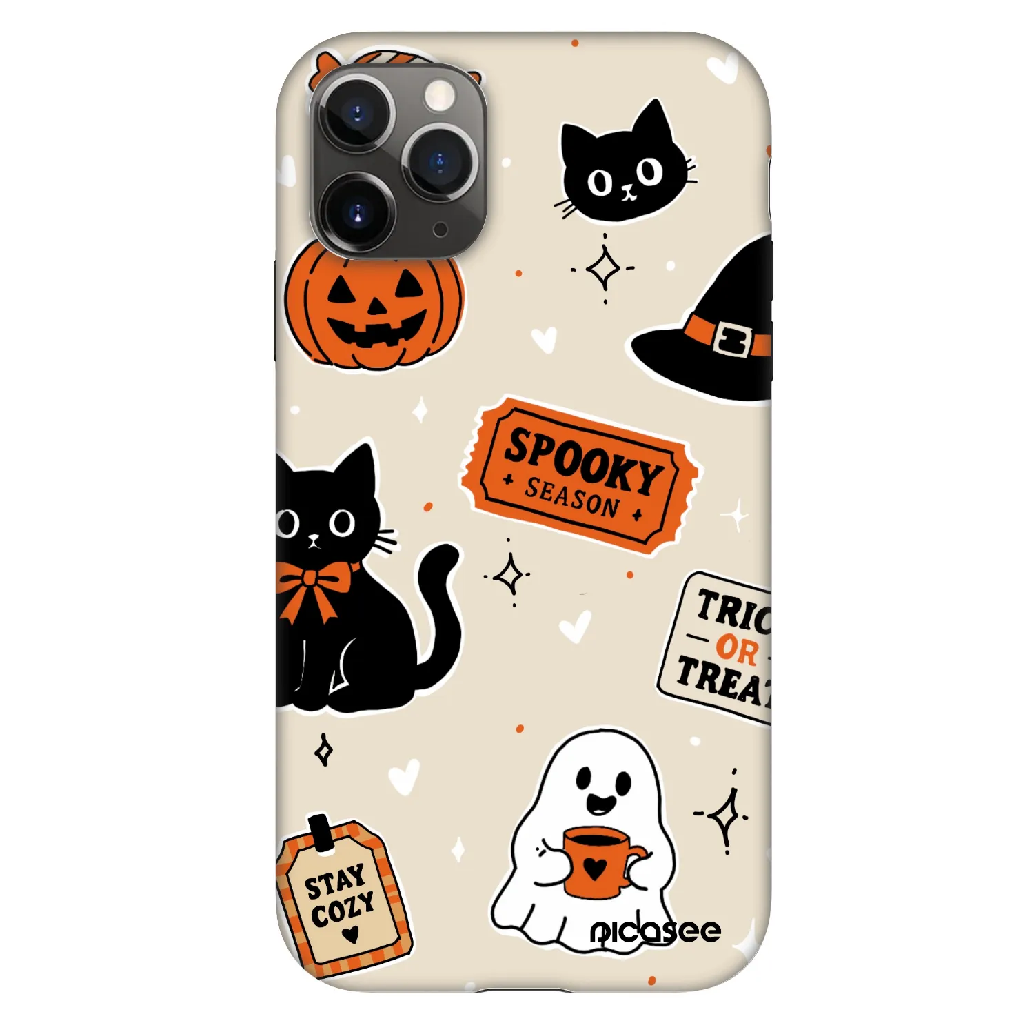 Picasee Fashion Case pro Apple iPhone 11 Pro - Halloween stickers