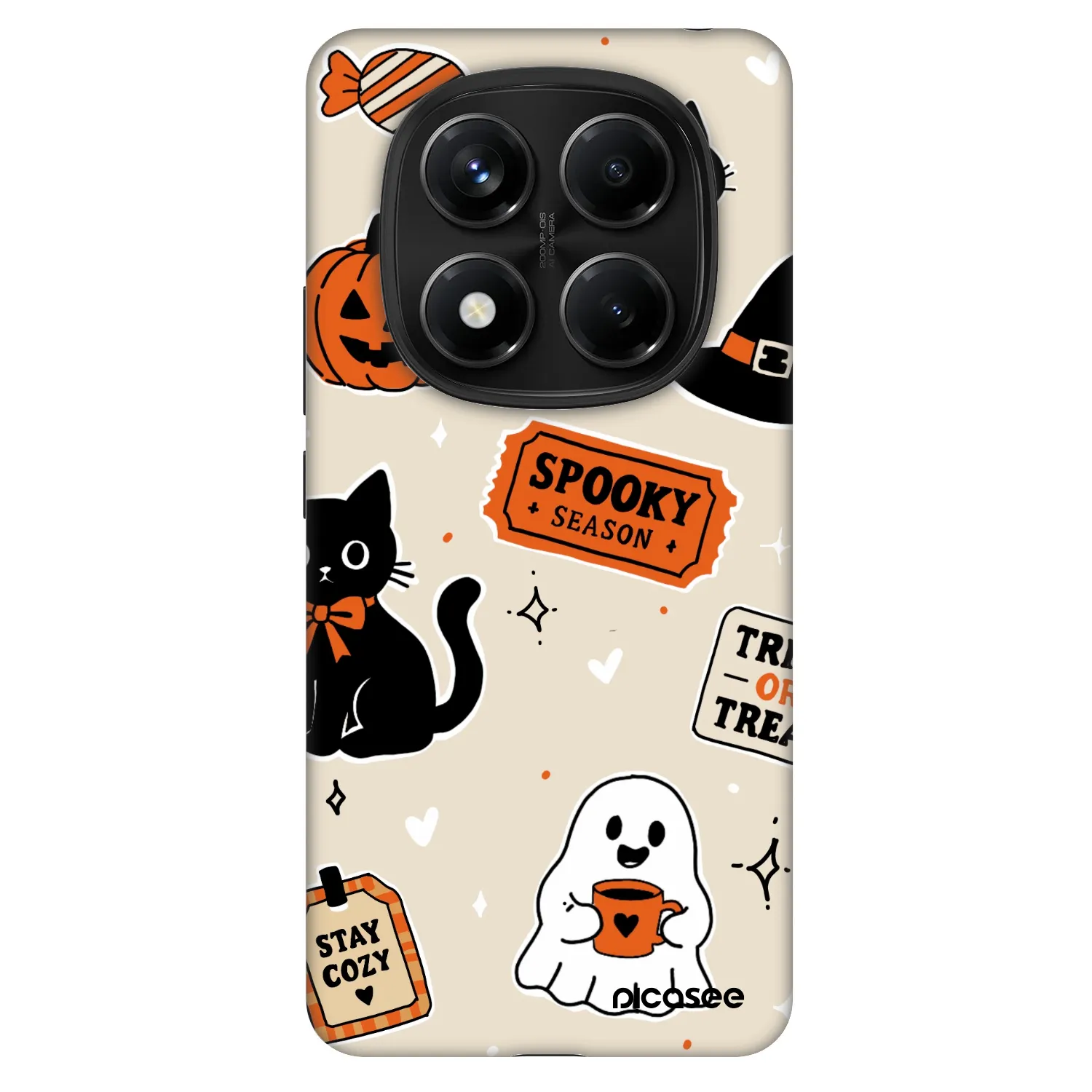 Picasee Fashion Case pro Xiaomi Redmi Note 14 Pro 5G - Halloween stickers