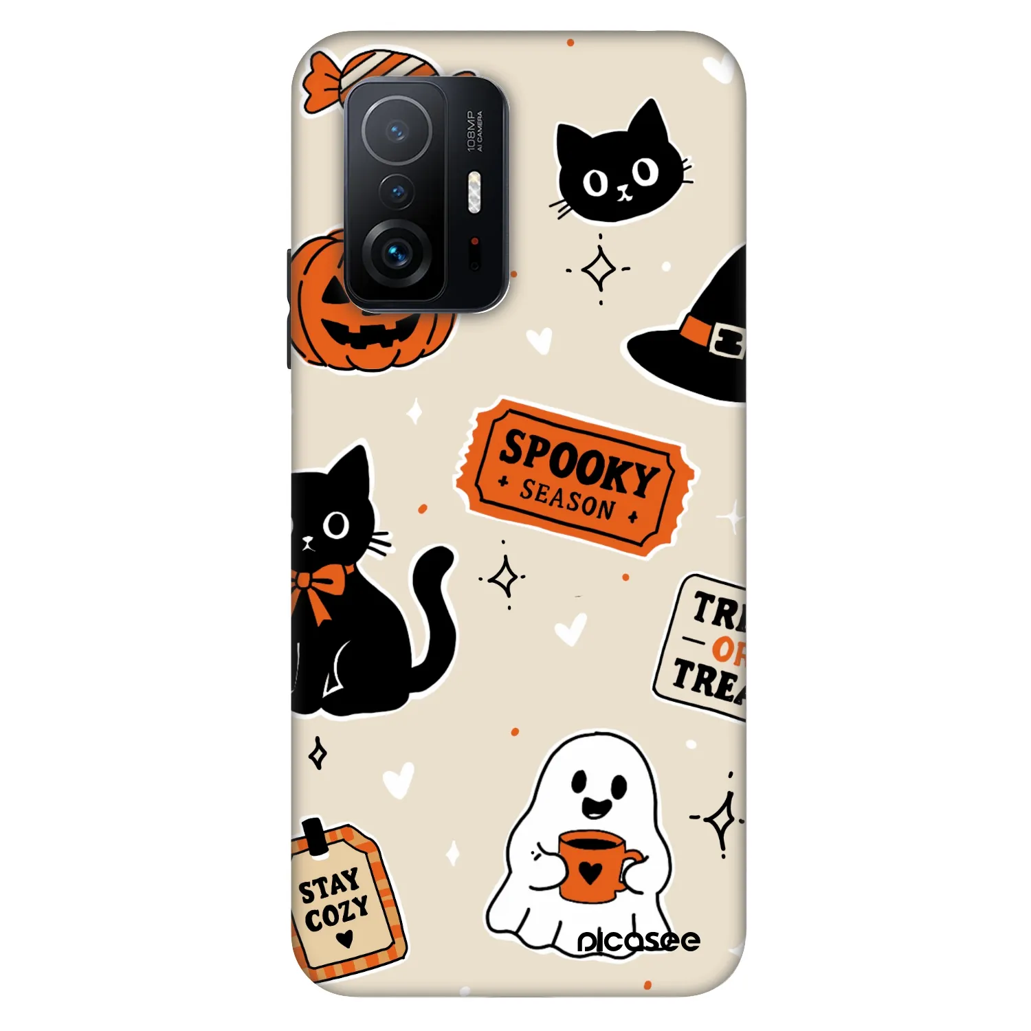 Picasee Fashion Case pro Xiaomi 11T Pro - Halloween stickers