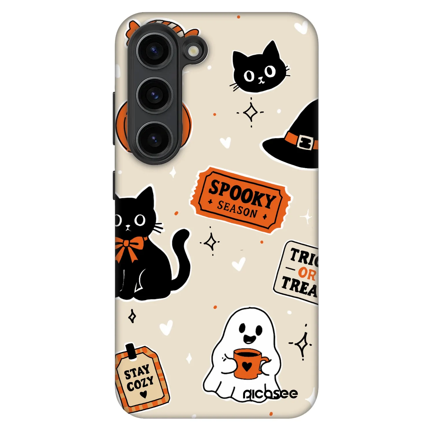 Picasee Fashion Case pro Samsung Galaxy S23+ 5G - Halloween stickers