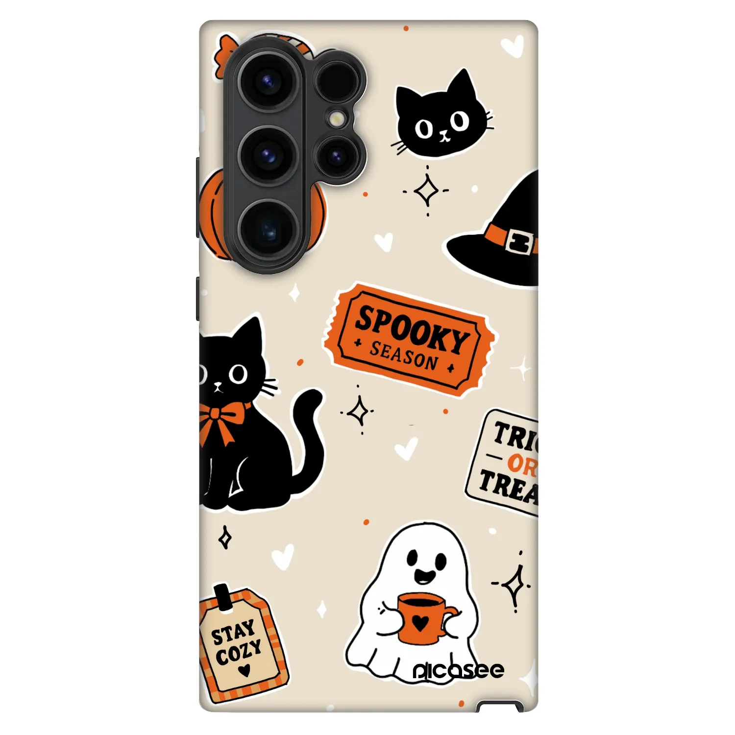 Picasee Fashion Case pro Samsung Galaxy S23 Ultra 5G - Halloween stickers