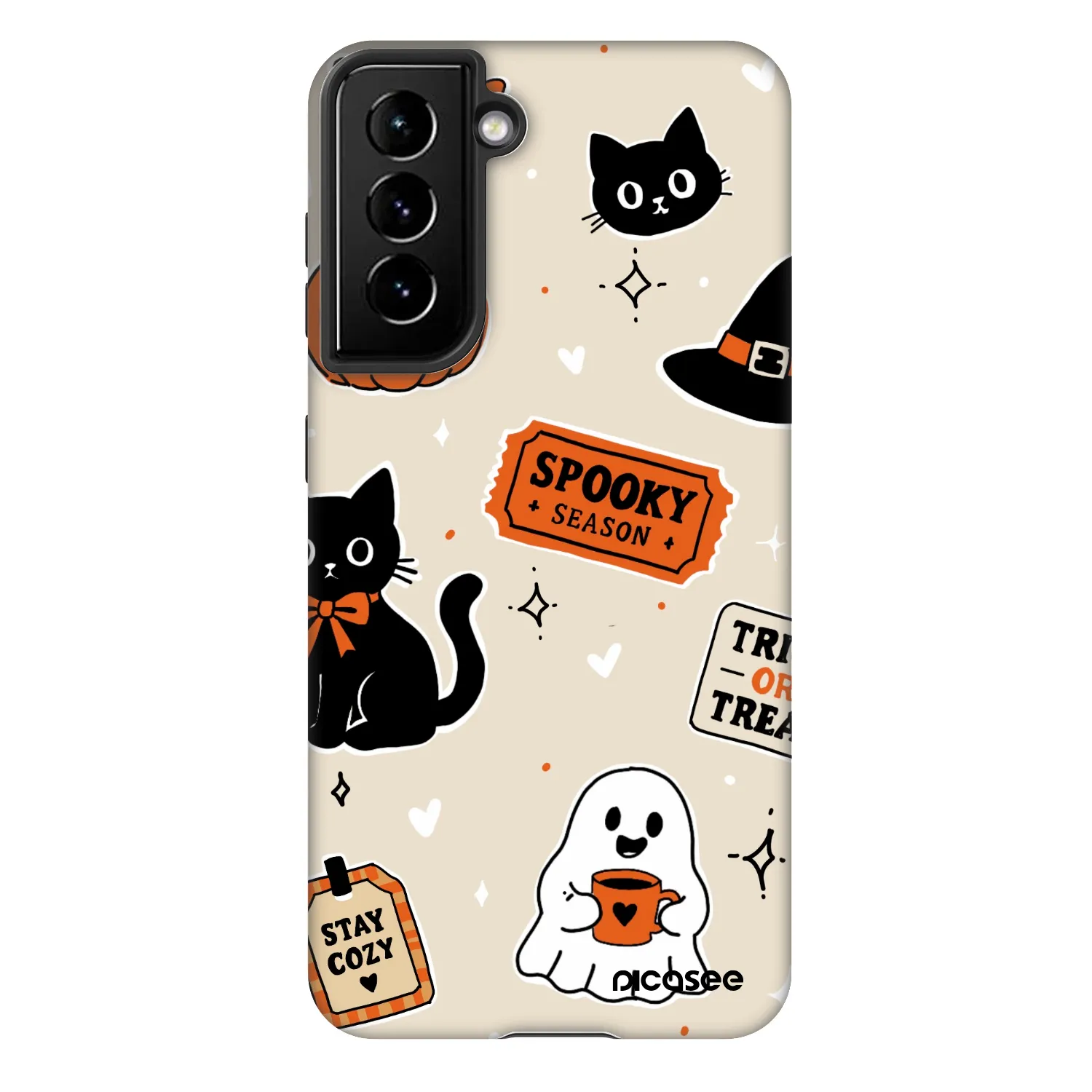 Picasee Fashion Case pro Samsung Galaxy S21 5G G991B - Halloween stickers