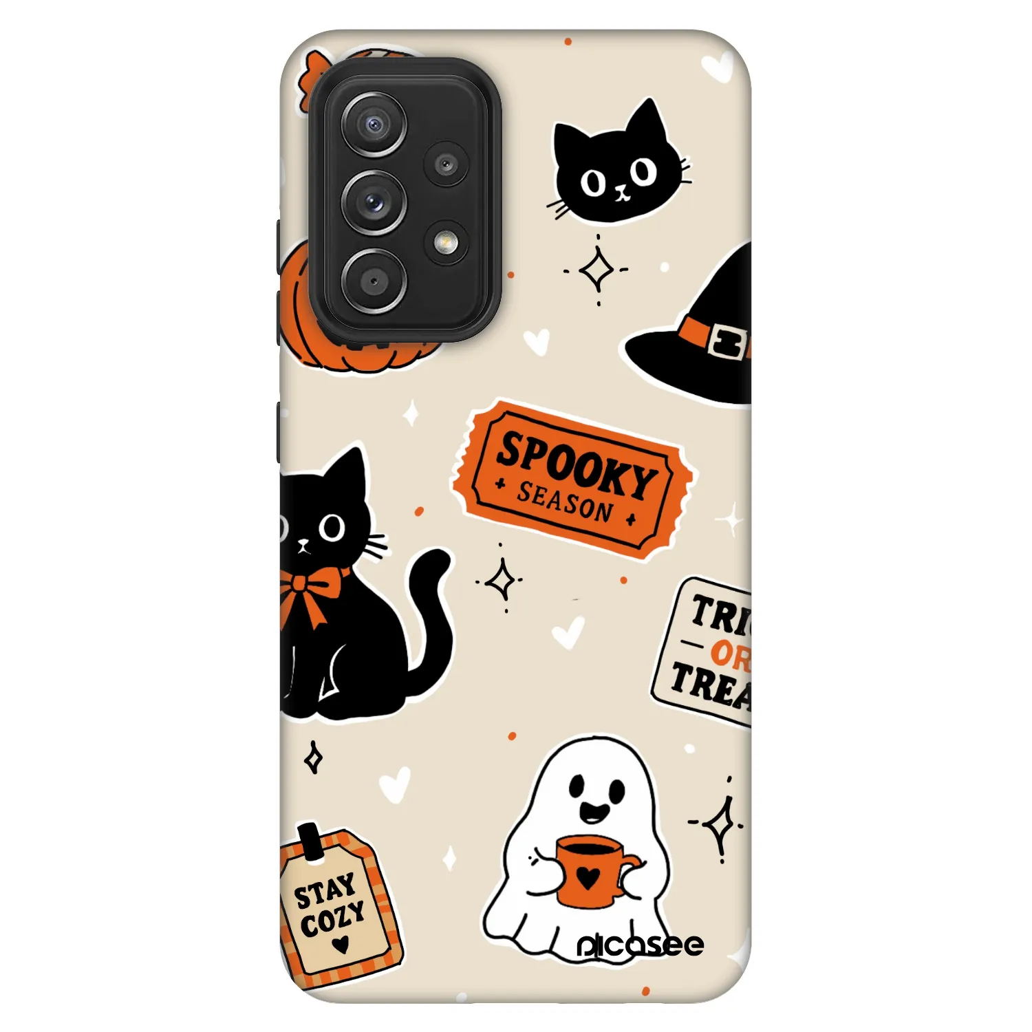 Picasee Fashion Case pro Samsung Galaxy A52s 5G A528B - Halloween stickers