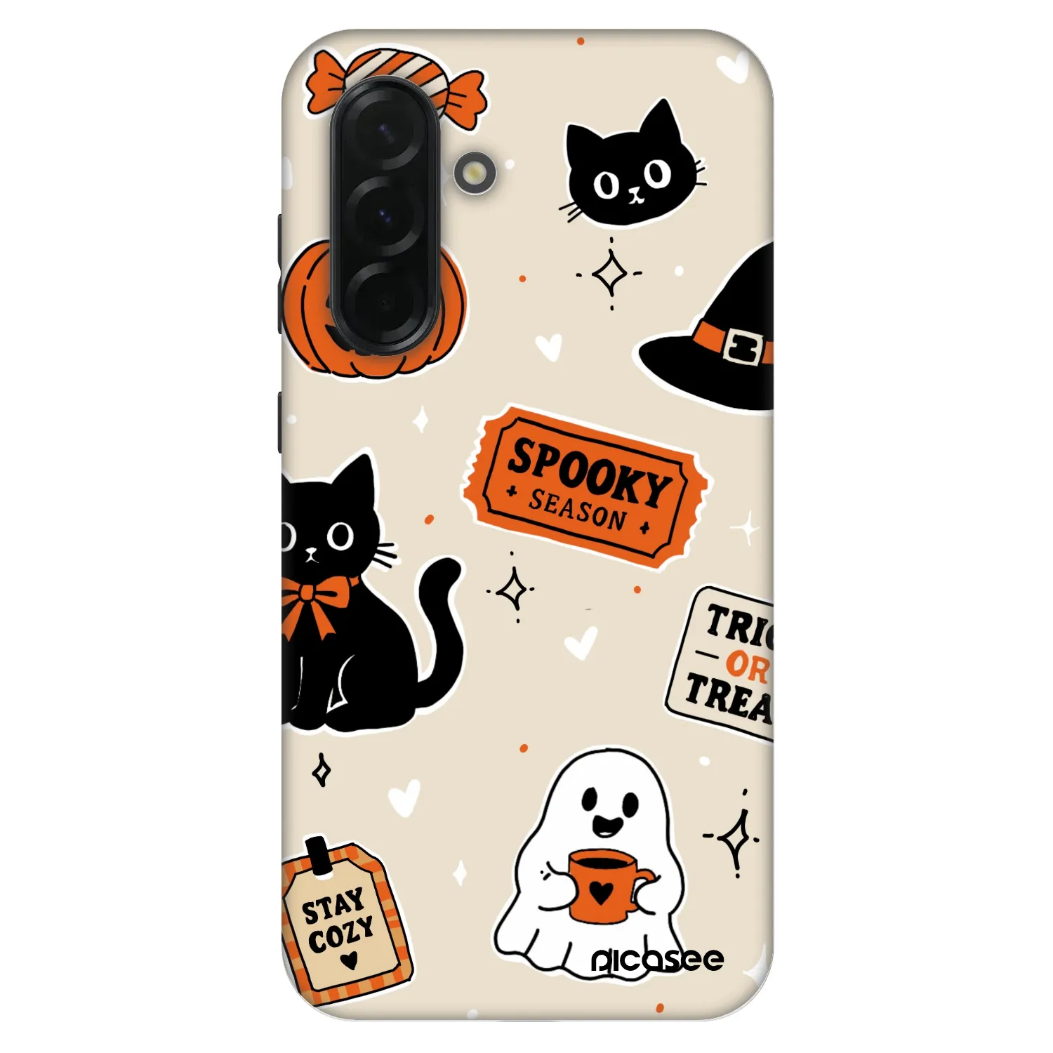 Picasee Fashion Case pro Samsung Galaxy A36 5G - Halloween stickers