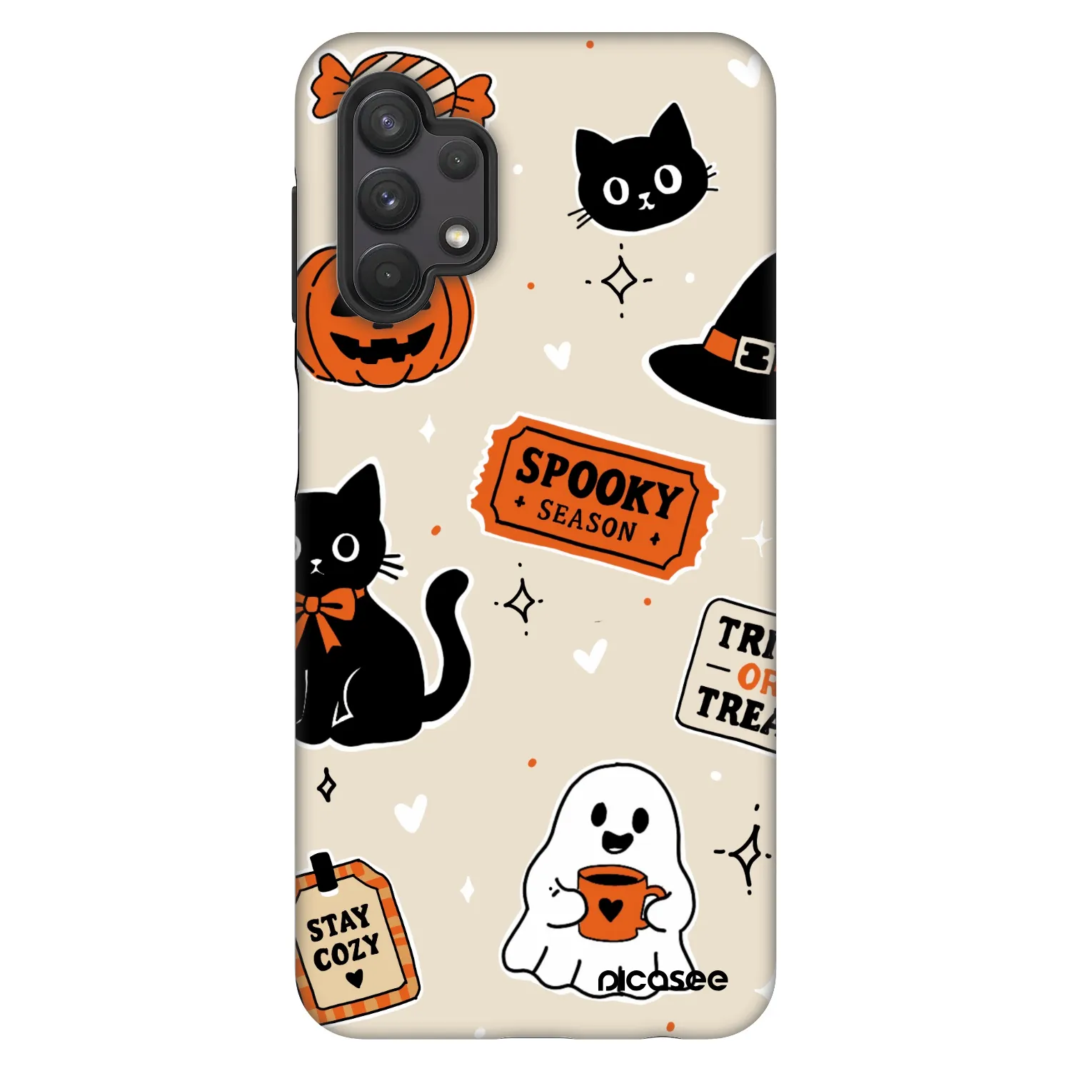 Picasee Fashion Case pro Samsung Galaxy A32 5G A326B - Halloween stickers