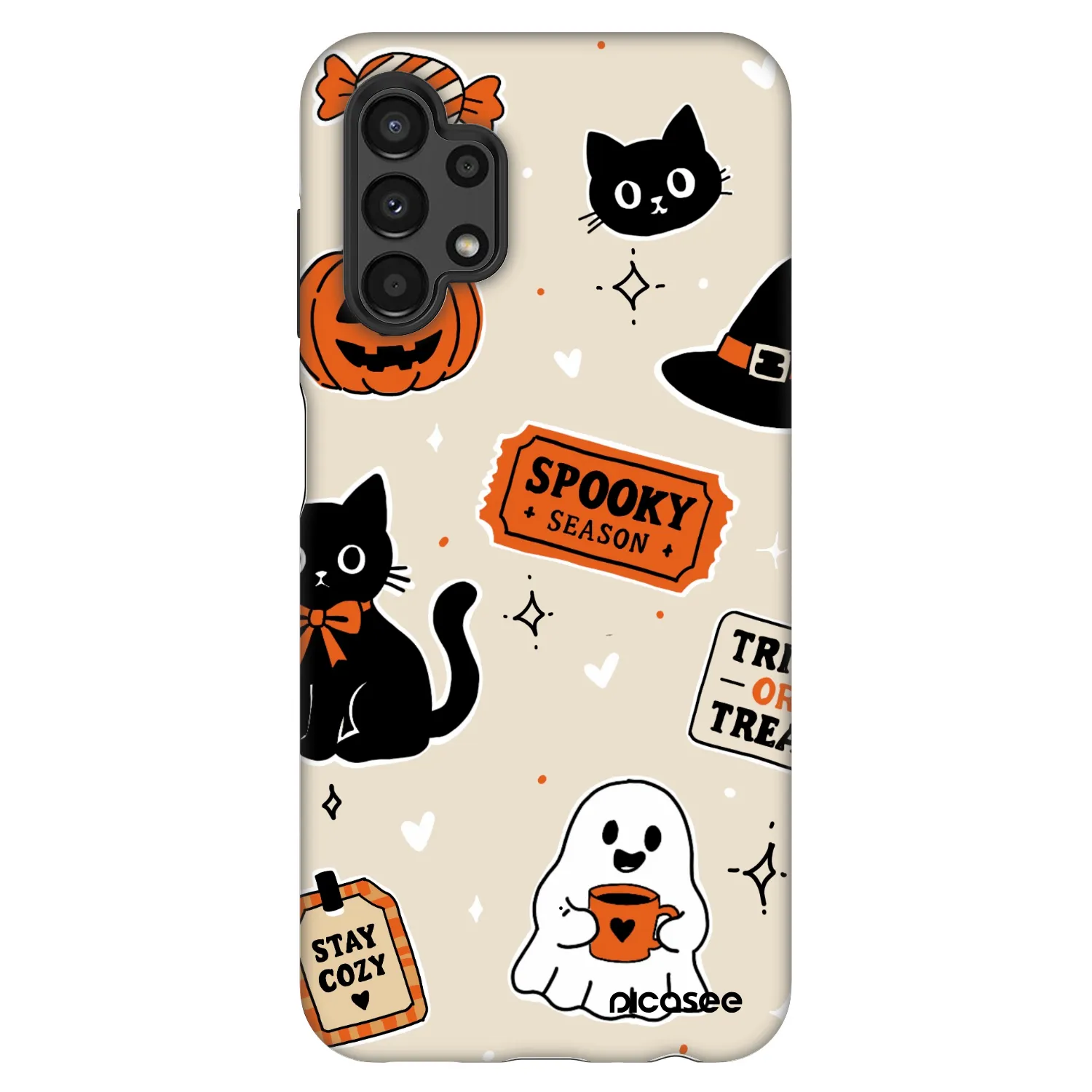 Picasee Fashion Case pro Samsung Galaxy A13 4G A135 - Halloween stickers