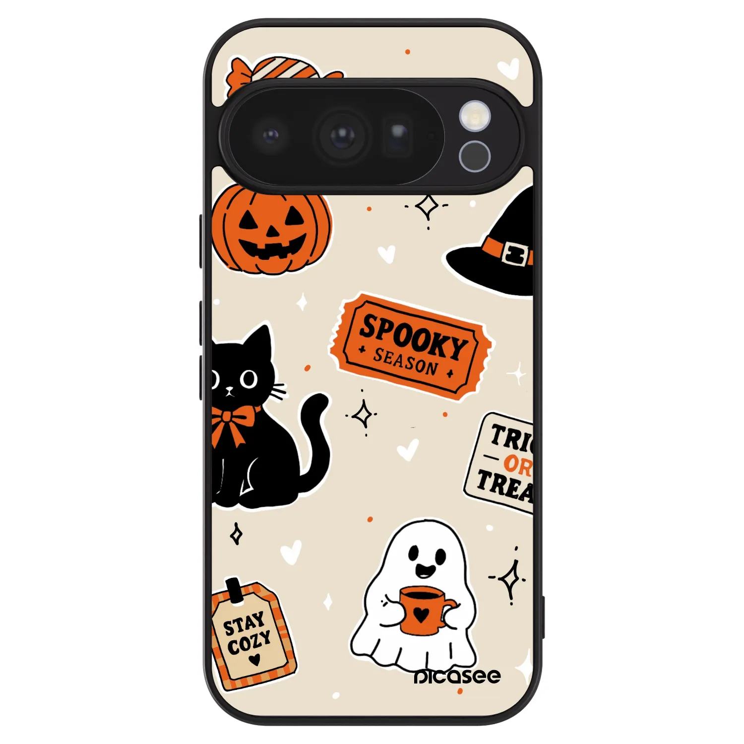 Picasee ULTIMATE CASE pro Google Pixel 10 Pro - Halloween stickers