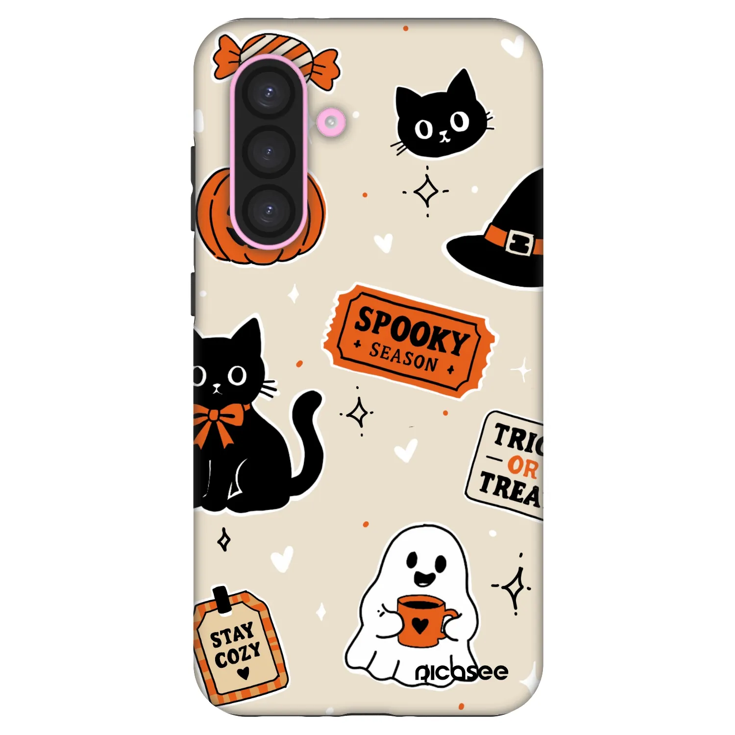 Picasee Fashion Case pro Samsung Galaxy A56 5G A566B - Halloween stickers