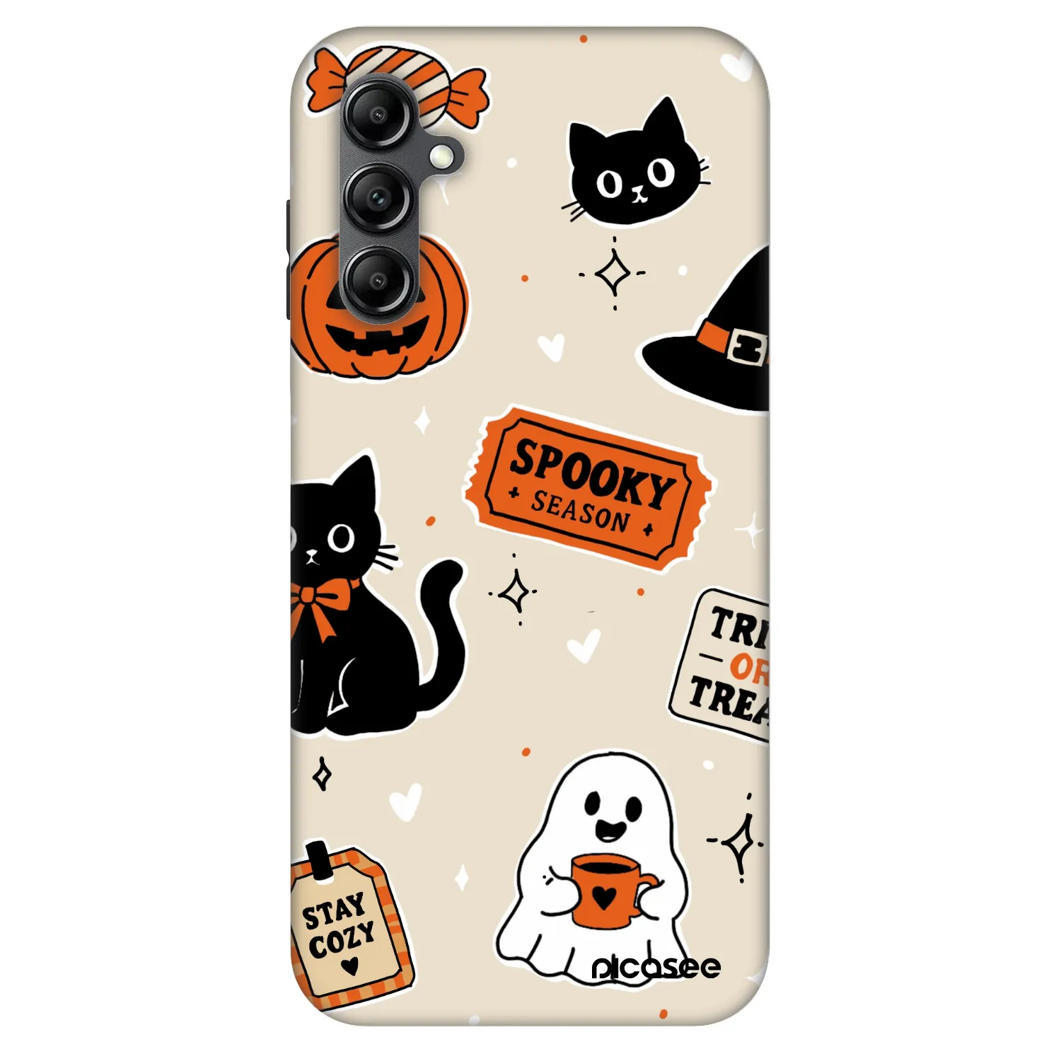 Picasee Fashion Case pro Samsung Galaxy A16 4G - Halloween stickers
