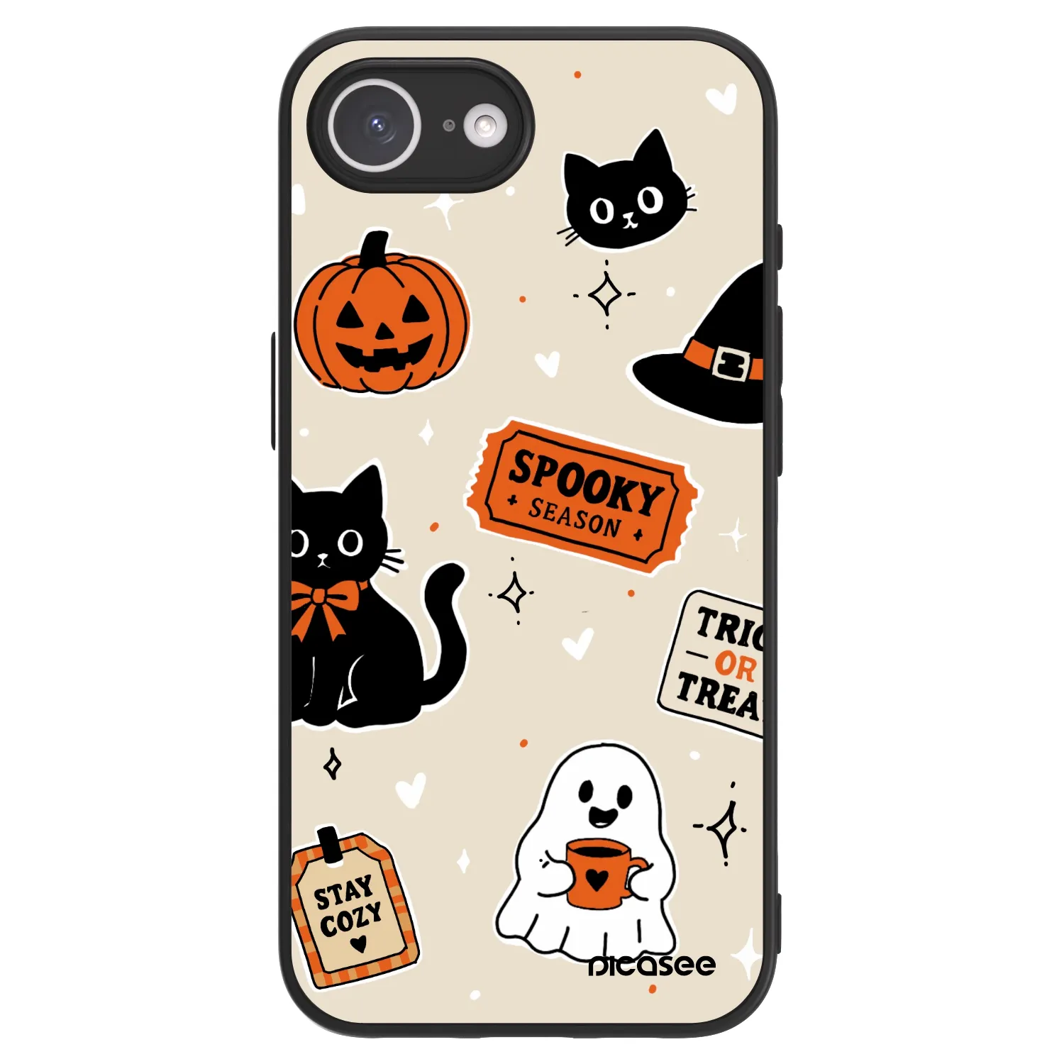 Picasee ULTIMATE CASE pro Apple iPhone 17e - Halloween stickers