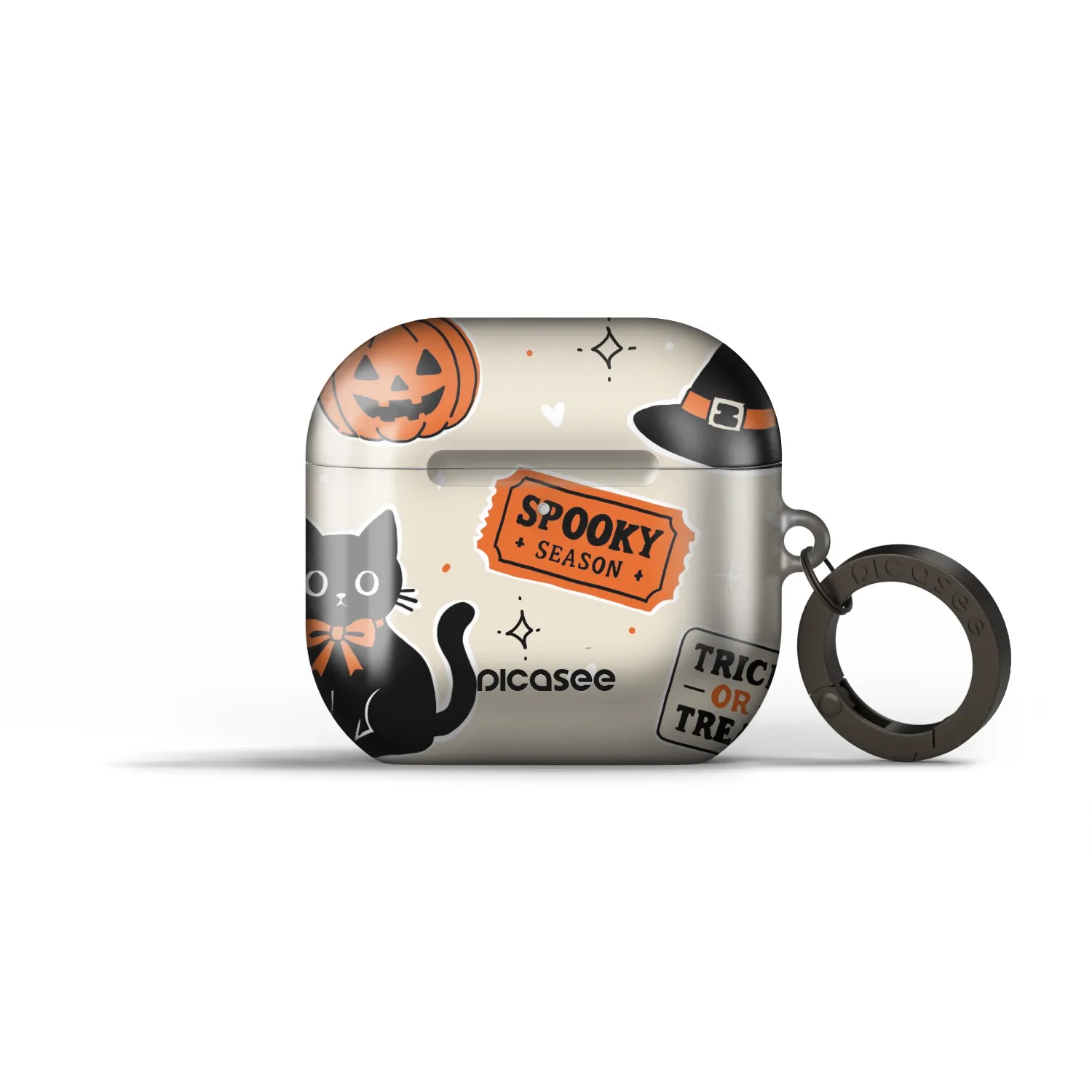 Picasee Obal pro Apple AirPods 4 - Halloween stickers