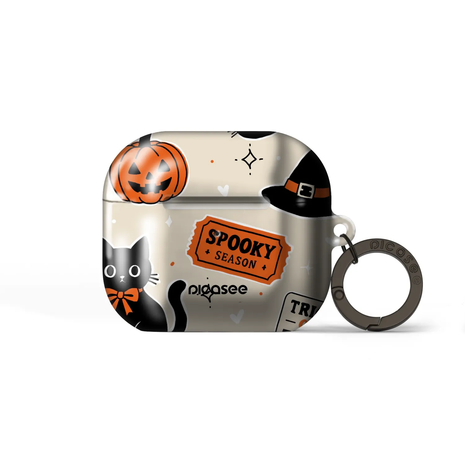 Picasee Obal pro Apple AirPods 3 - Halloween stickers