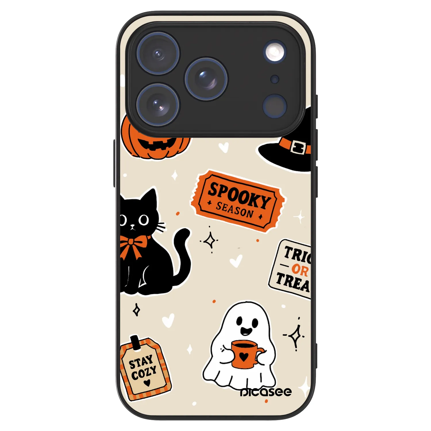 Picasee ULTIMATE CASE pro Apple iPhone 18 Pro - Halloween stickers