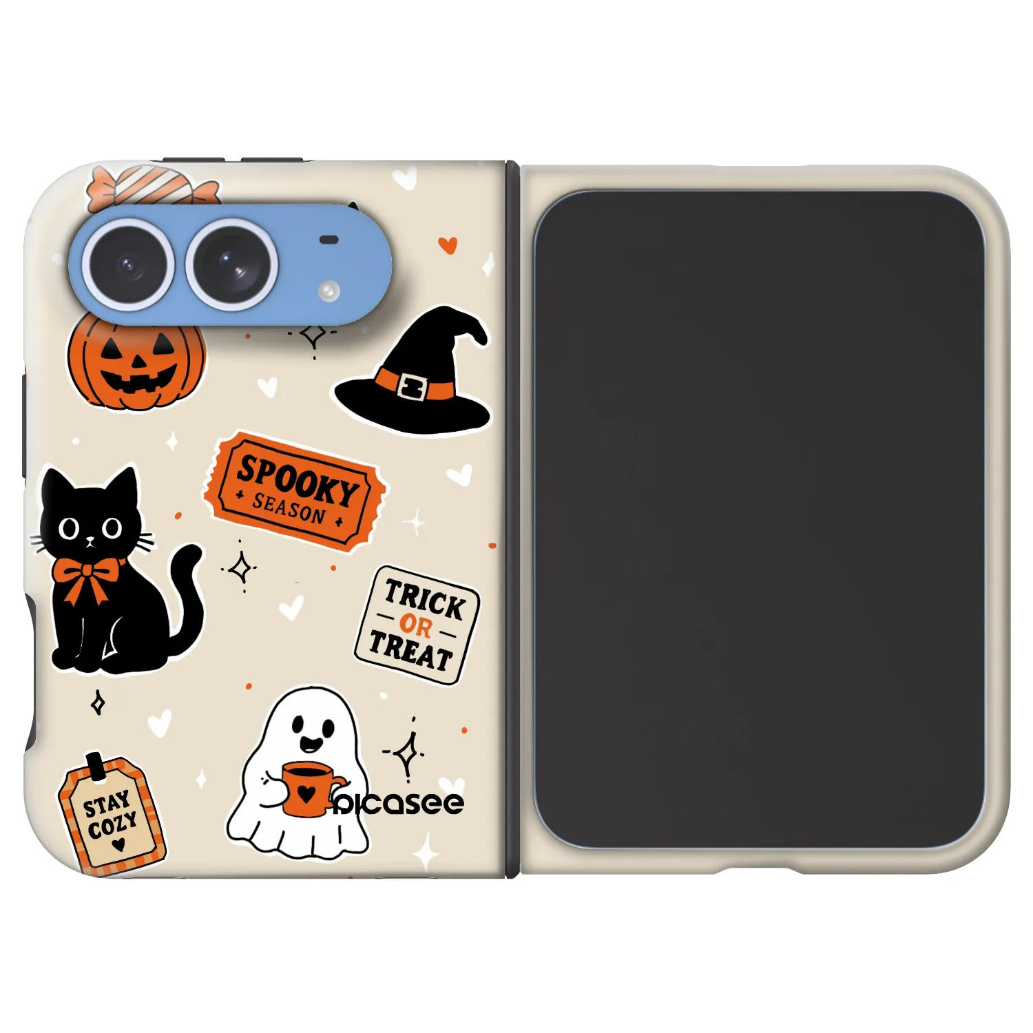 Picasee Fashion Case MagSafe Apple iPhone Duo - Halloween stickers