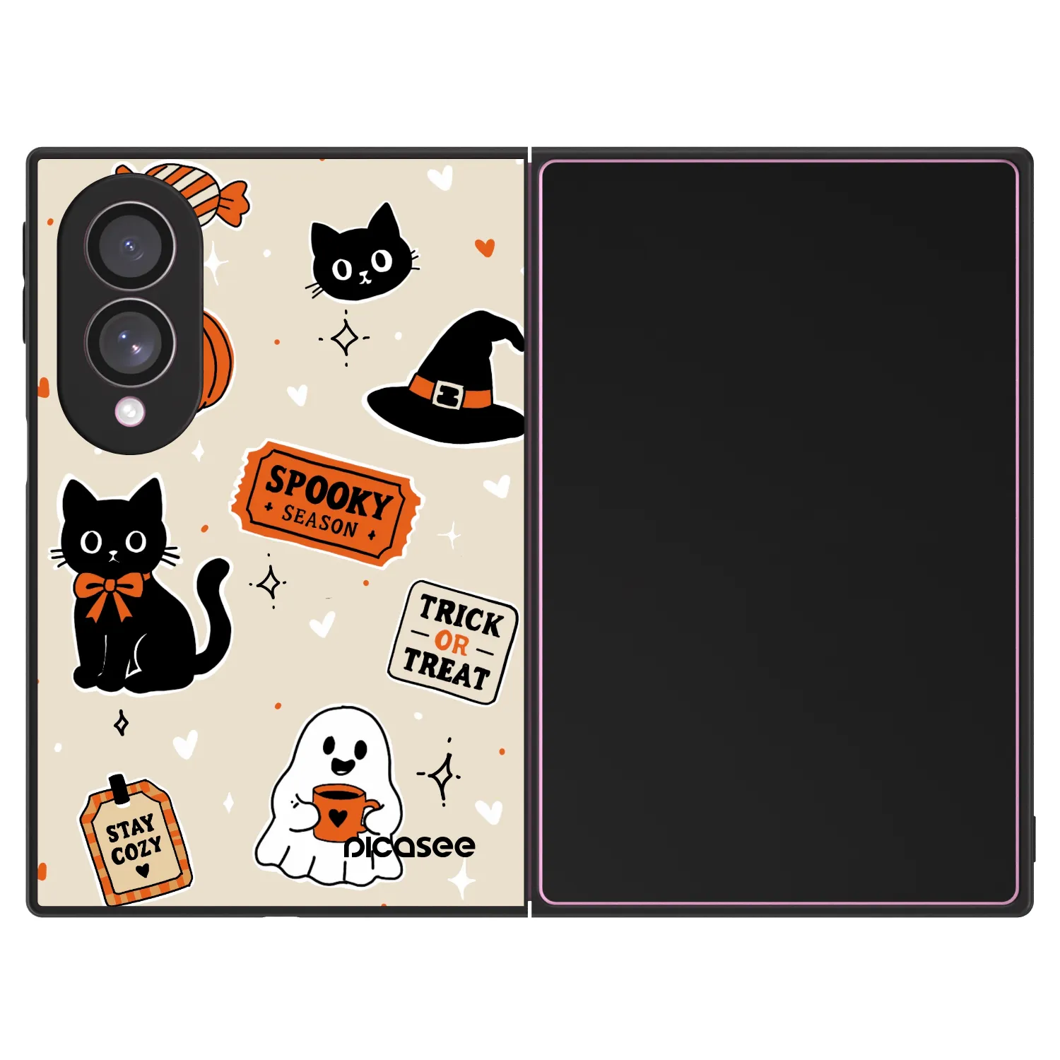 Picasee ULTIMATE CASE pro Samsung Galaxy Z Fold8 5G - Halloween stickers