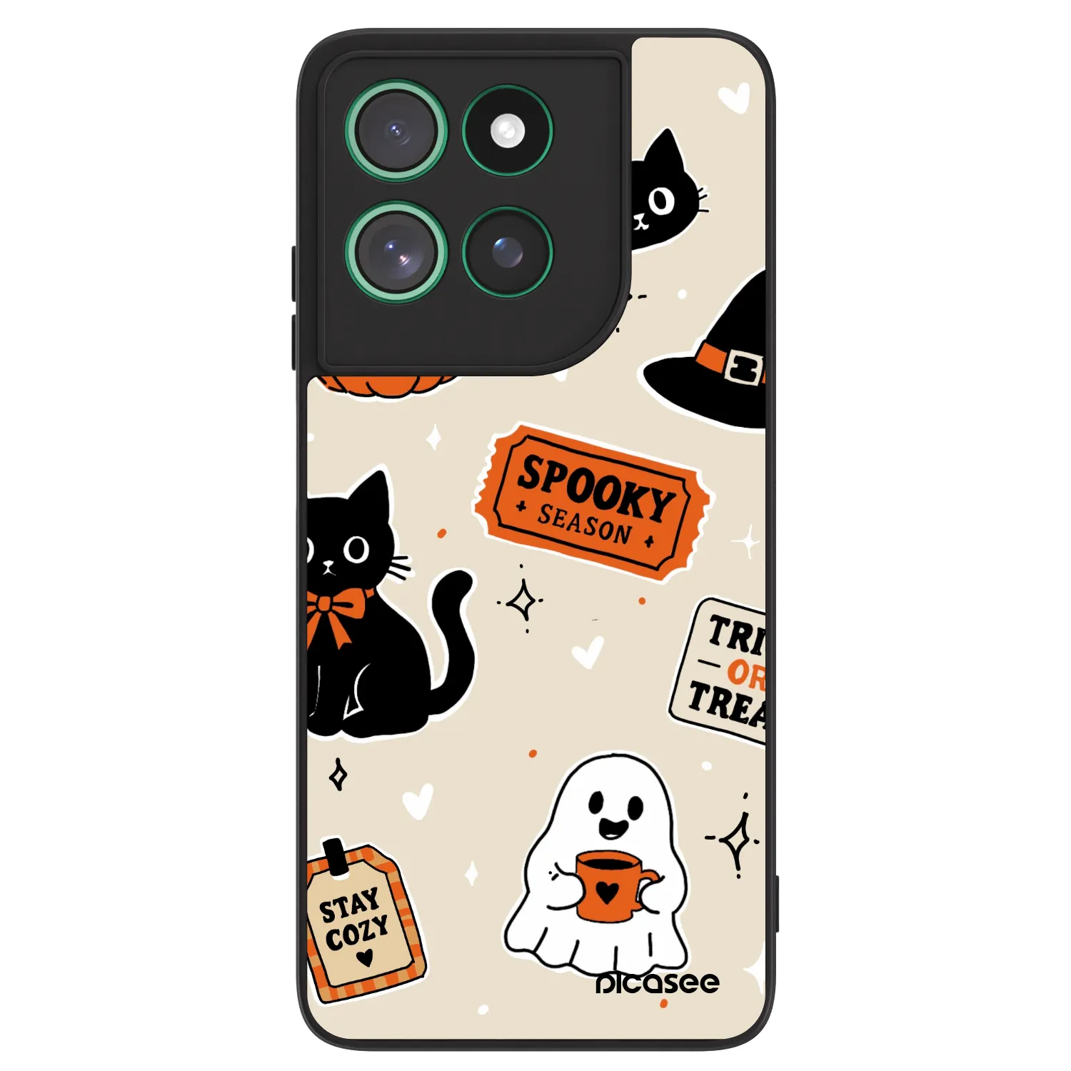 Picasee ULTIMATE CASE pro Motorola Moto G57 Power - Halloween stickers