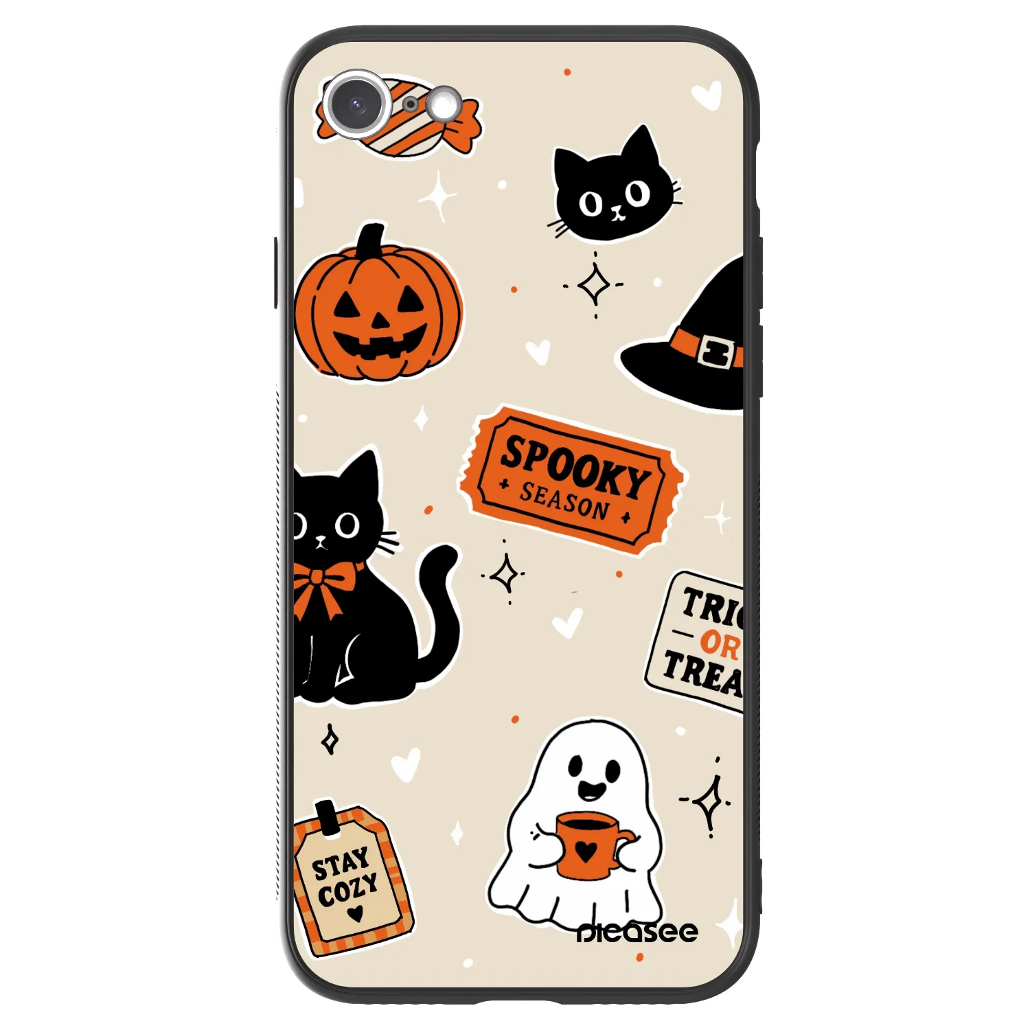 Picasee ULTIMATE CASE pro Apple iPhone 7 - Halloween stickers