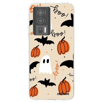 Picasee silikonový průhledný obal pro Xiaomi Poco F5 Pro 5G - Halloween 26