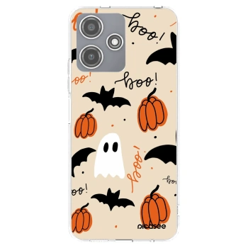 Picasee silikonový průhledný obal pro Xiaomi Redmi 12 5G - Halloween 26