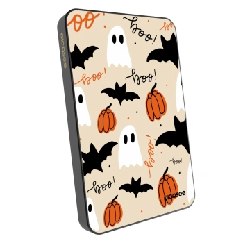 Powerbanka s MagSafe 5 000 mAh Šedá - Halloween 26