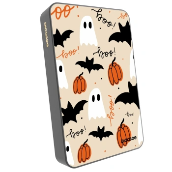 Picasee Powerbanka s MagSafe 10 000 mAh Šedá - Halloween 26