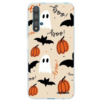 Picasee silikonový průhledný obal pro Huawei Nova 5T - Halloween 26