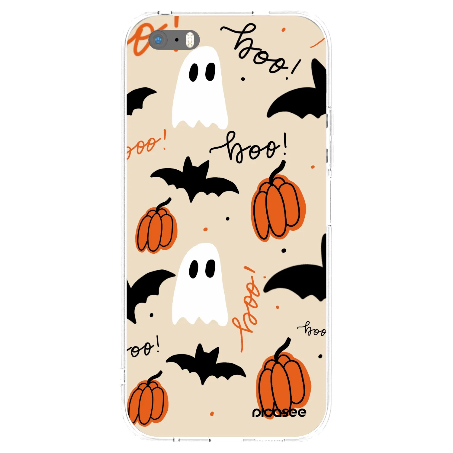 Picasee silikonový průhledný obal pro Apple iPhone 5/5S/SE - Halloween 26