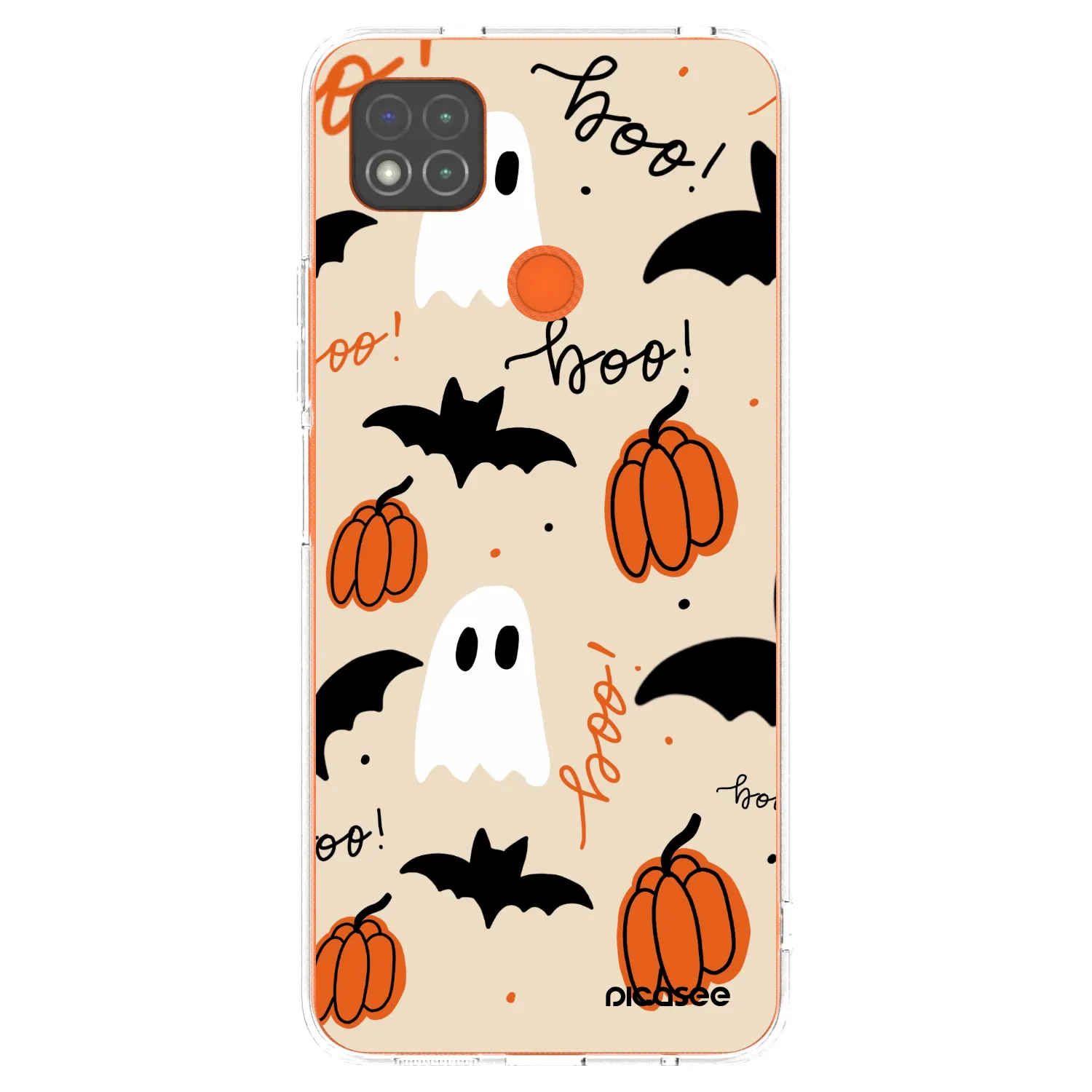 Picasee silikonový průhledný obal pro Xiaomi Redmi 9C - Halloween 26