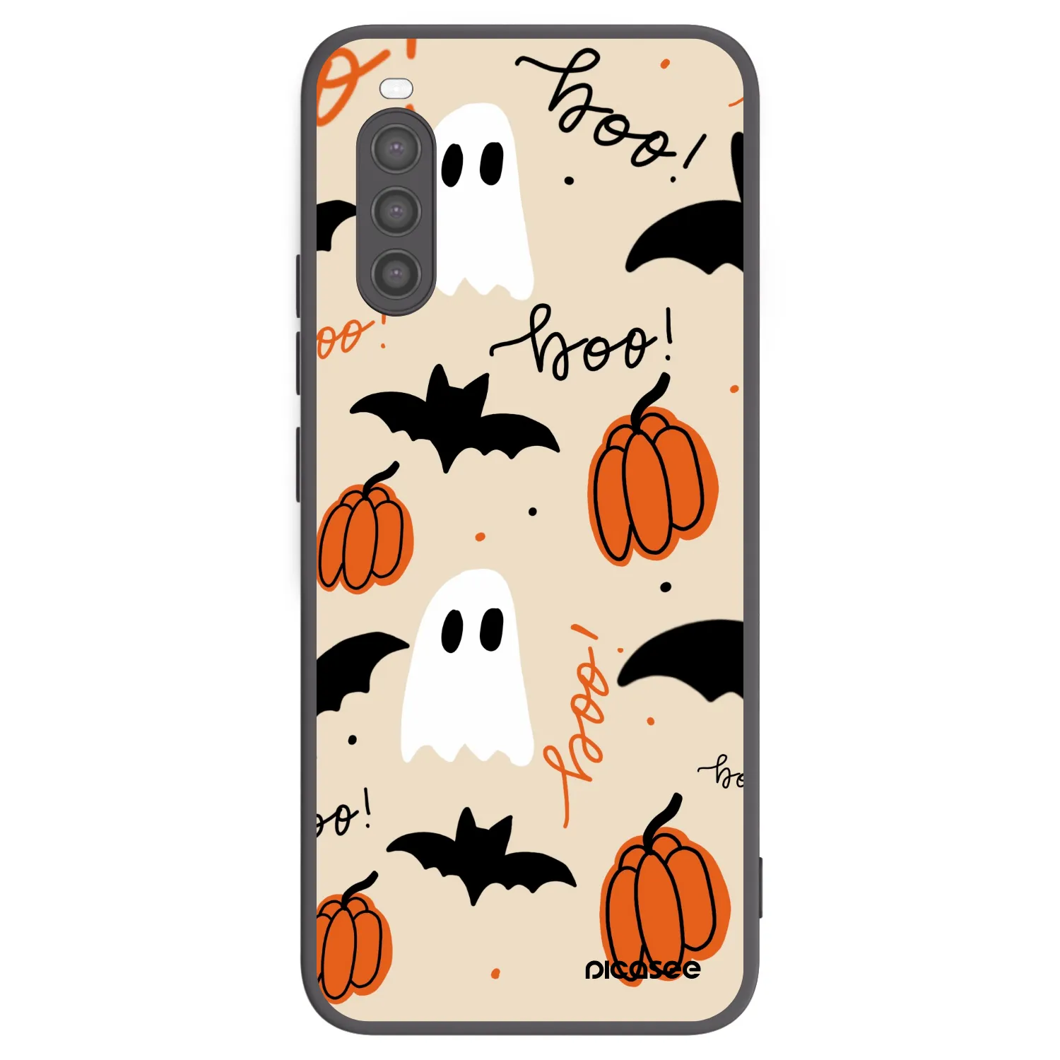 Picasee silikonový černý obal pro Sony Xperia 10 II - Halloween 26