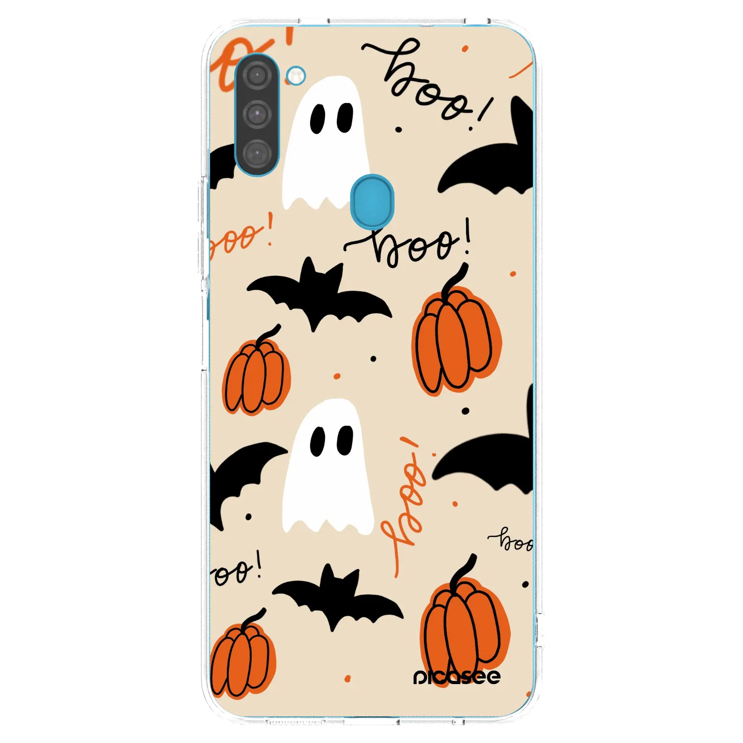 Picasee silikonový průhledný obal pro Samsung Galaxy M11 - Halloween 26