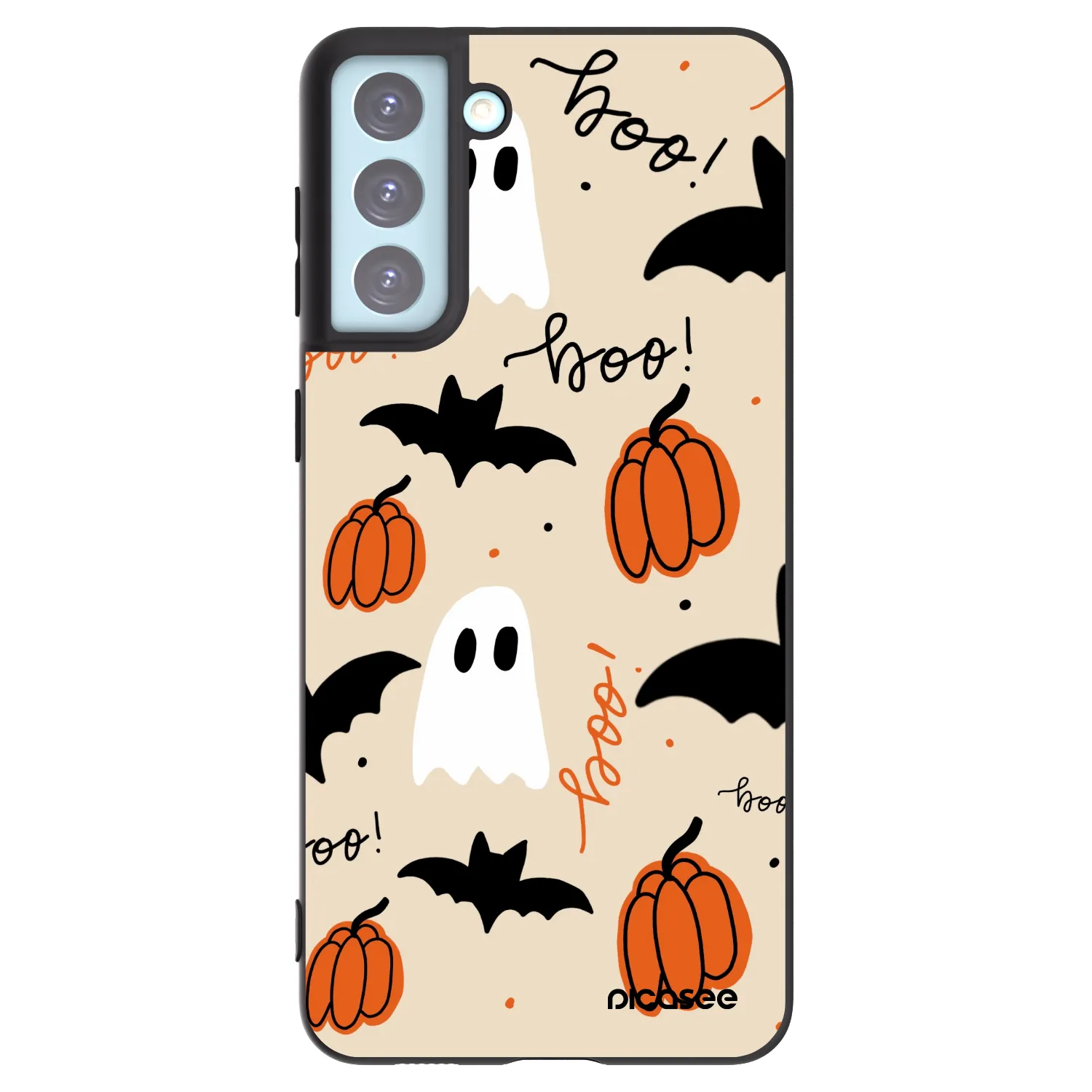 Picasee silikonový černý obal pro Samsung Galaxy S21+ 5G G996F - Halloween 26