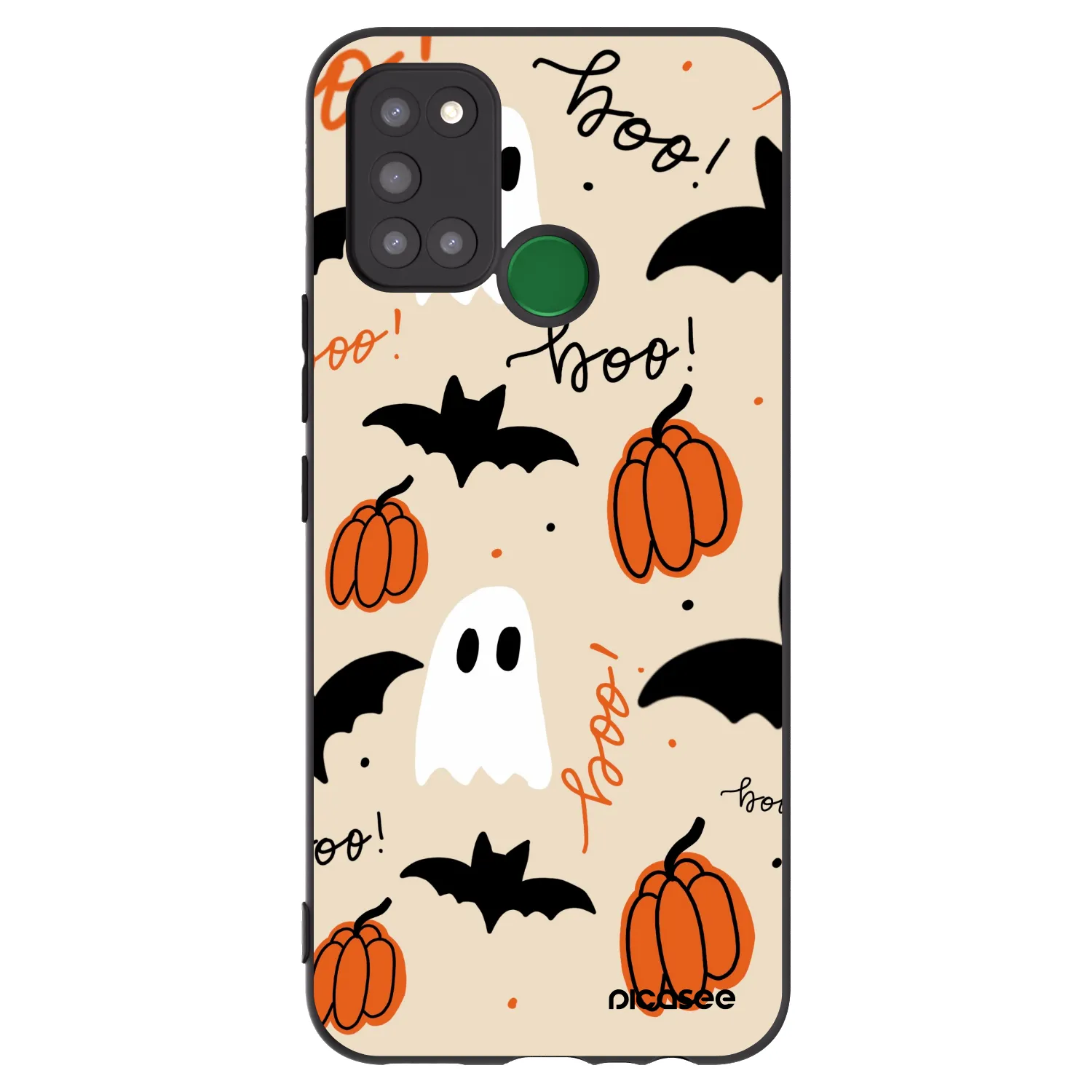 Picasee silikonový černý obal pro Realme 7i - Halloween 26
