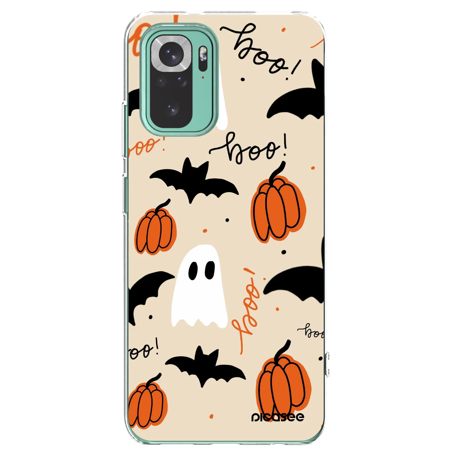 Picasee silikonový průhledný obal pro Xiaomi Redmi Note 10 Pro - Halloween 26